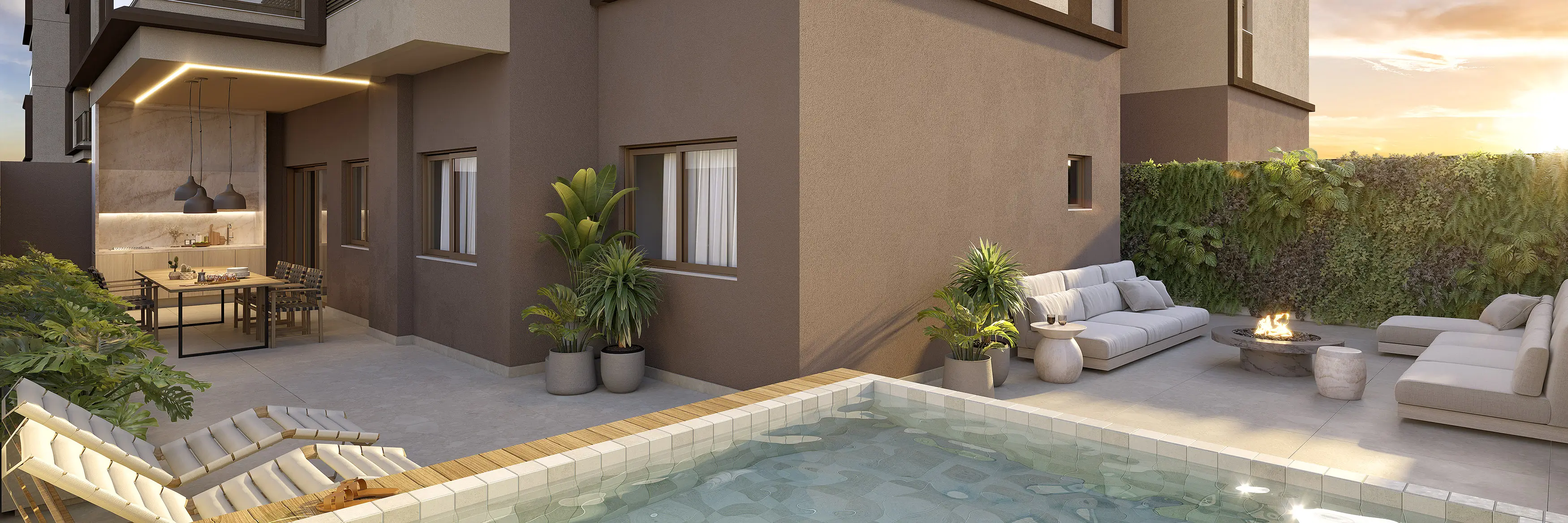 Woods Park Design by Edsa -- Ilustração artística - Garden 102 do Ed. Park - Terraço