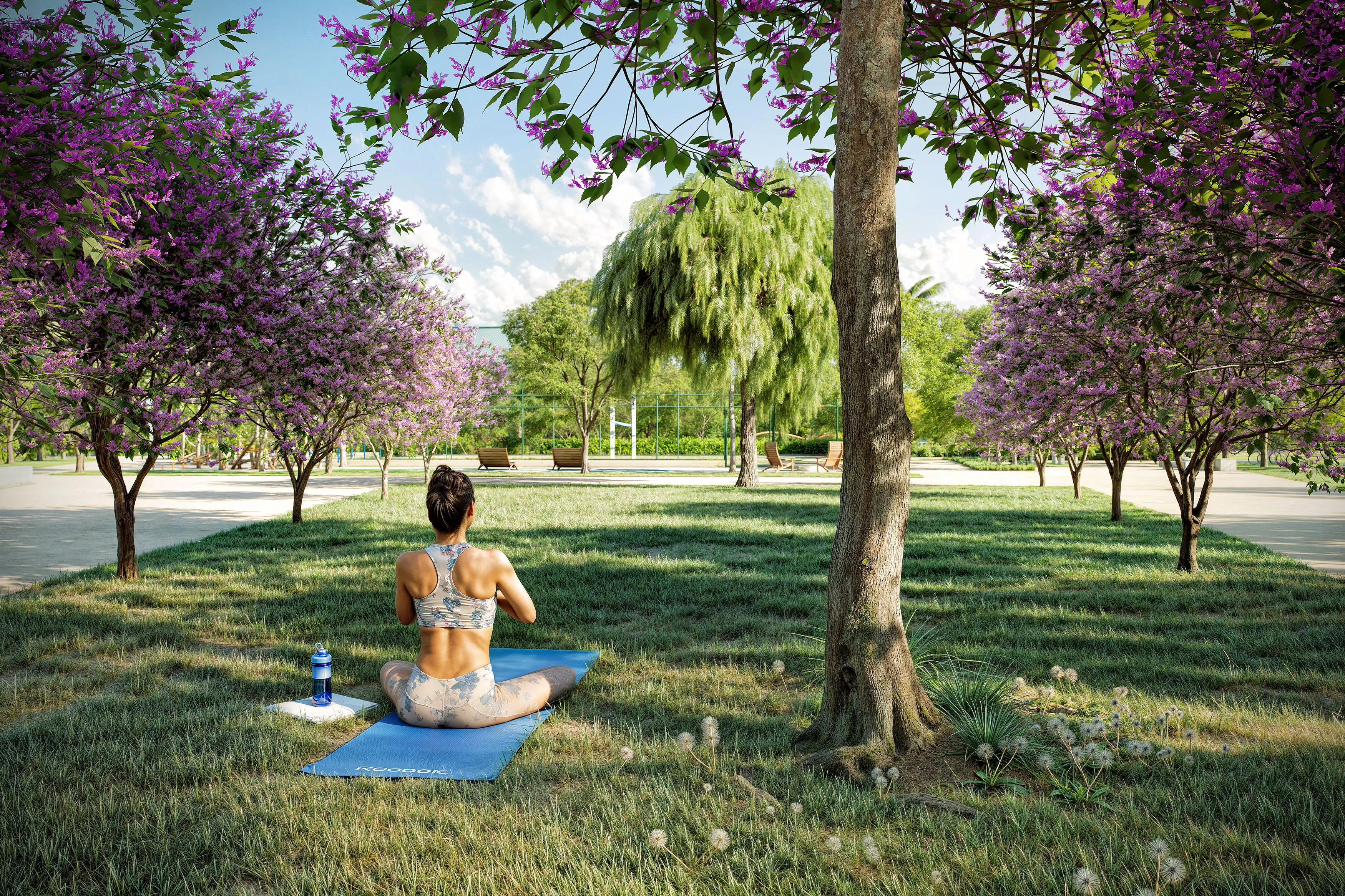 Woods Park Design by Edsa -- Ilustração artística - Jardim Woods