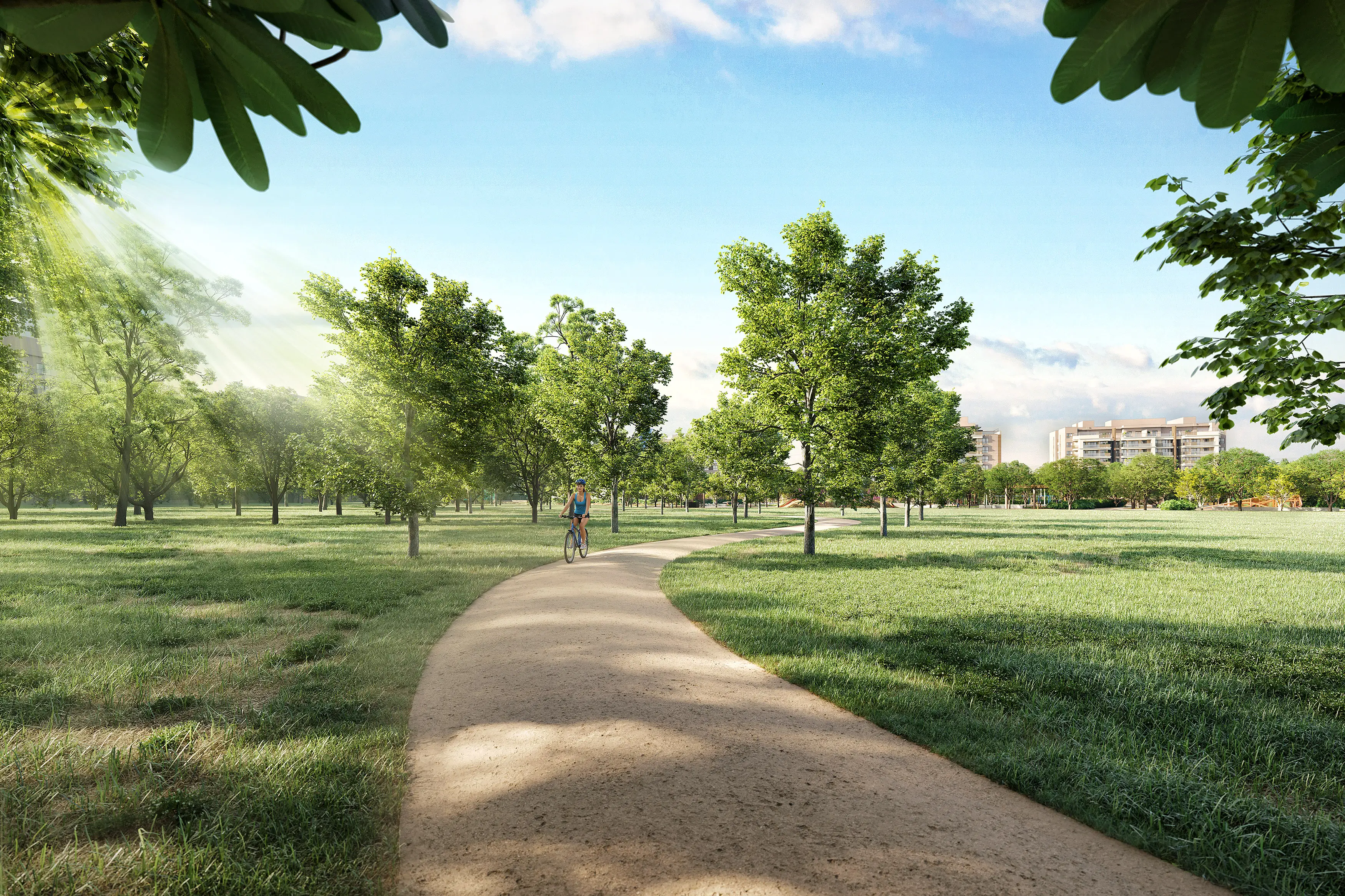 Woods Park Design by Edsa -- Ilustração artística - Park Track