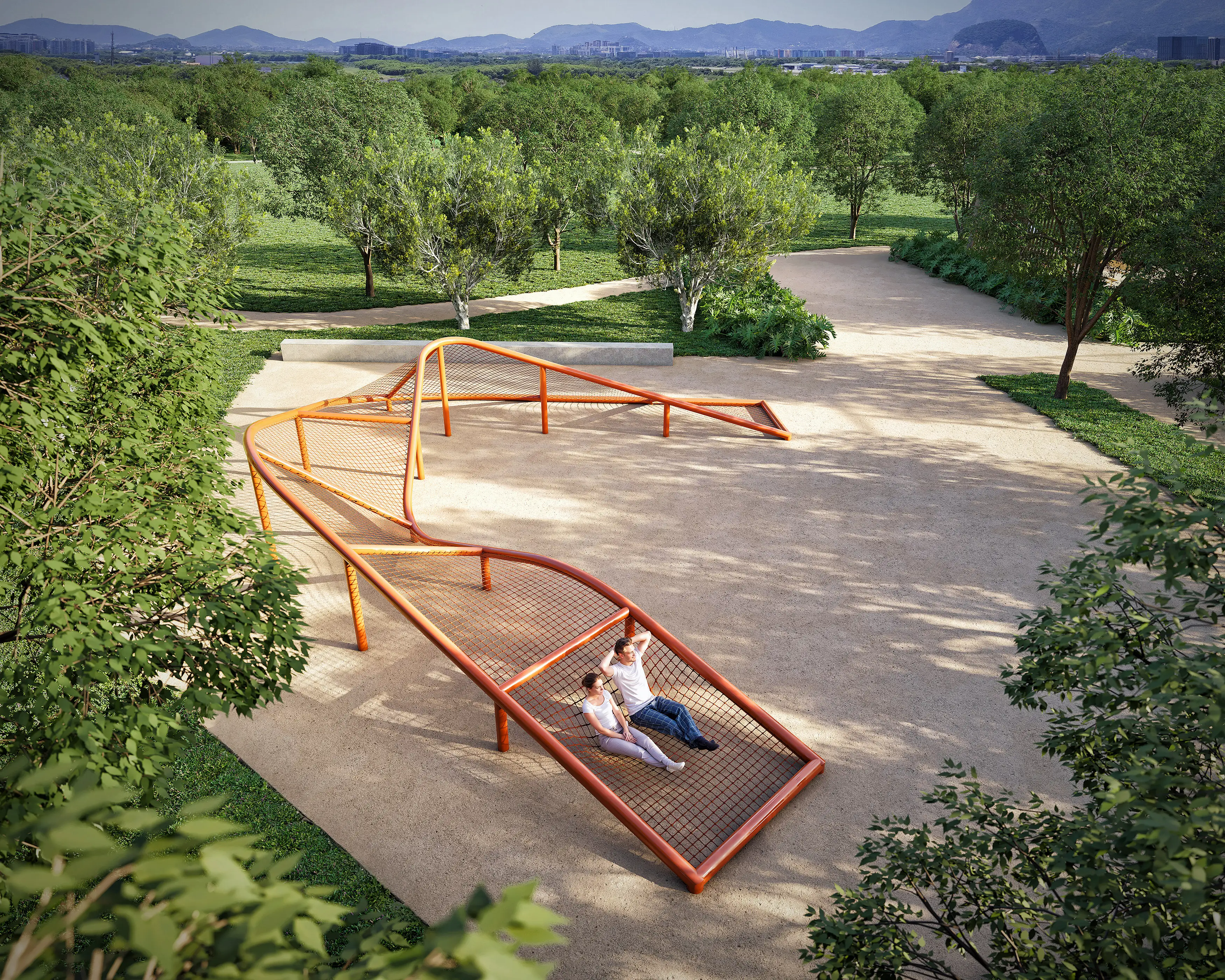 Woods Park Design by Edsa -- lustração artística - Redário