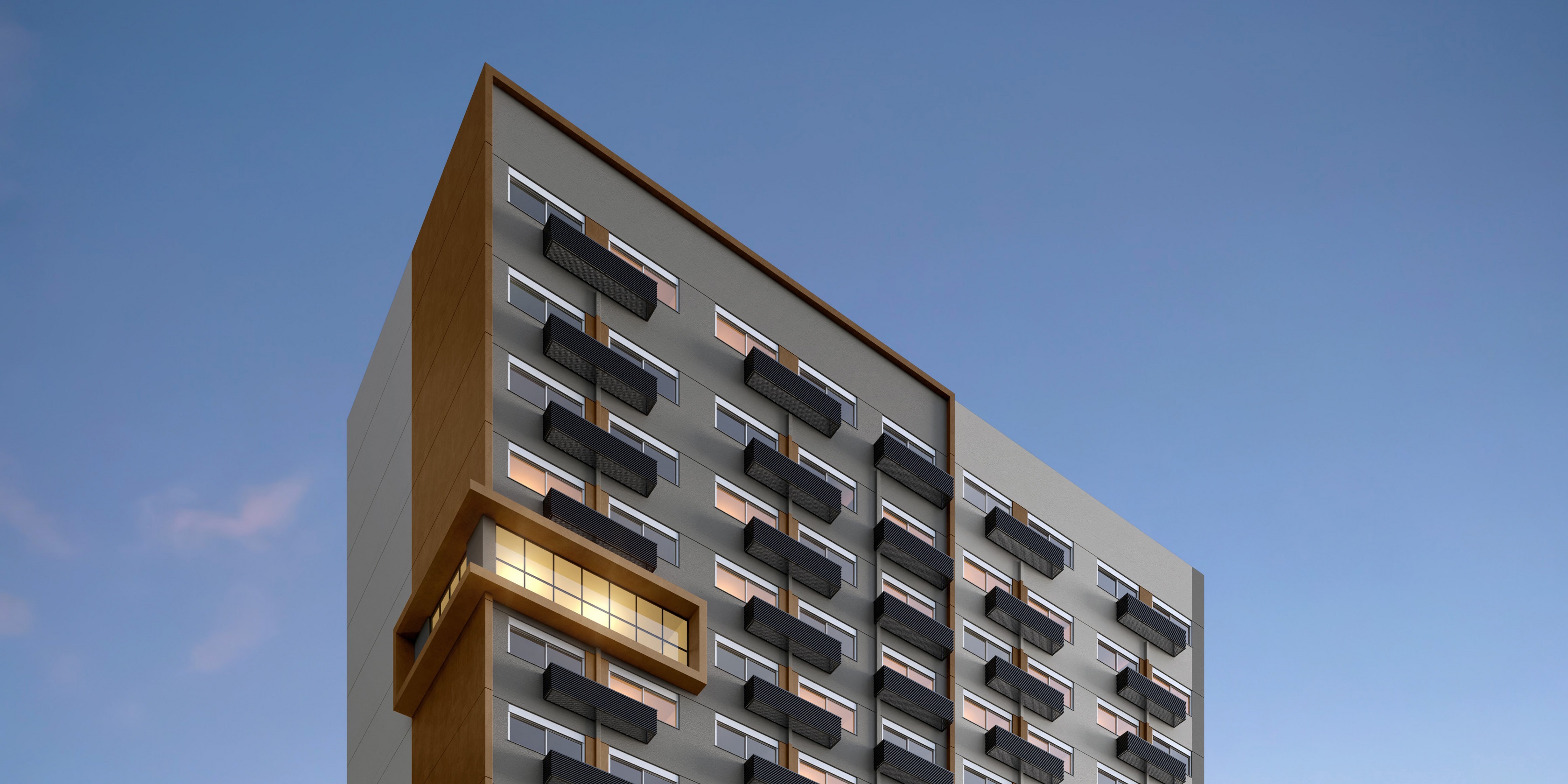 Vista Nova Carlos Gomes -- Detalhe Fachada