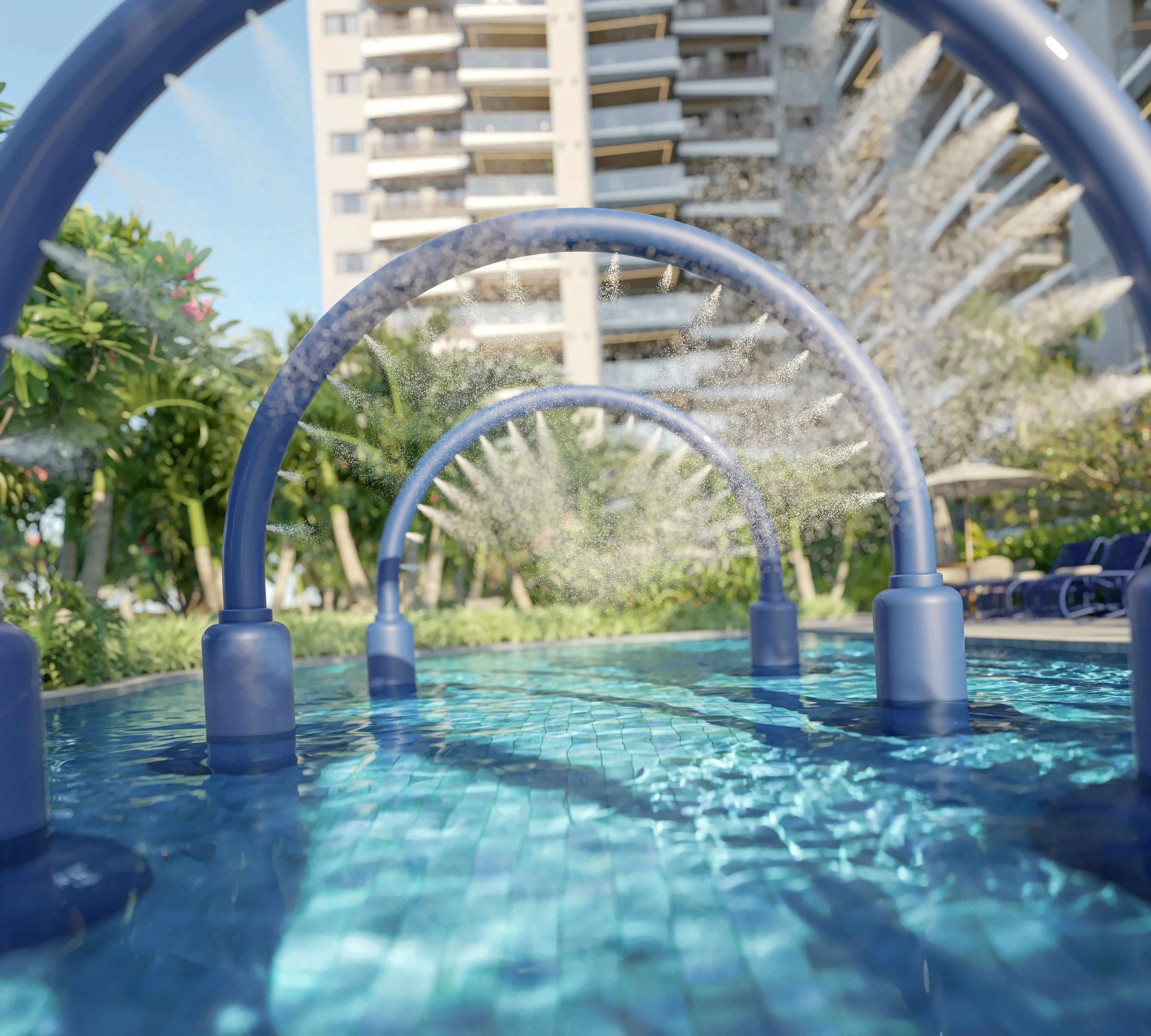 La Isla -- ILUSTRAÇÃO ARTÍSTICA - PISCINA INFANTIL