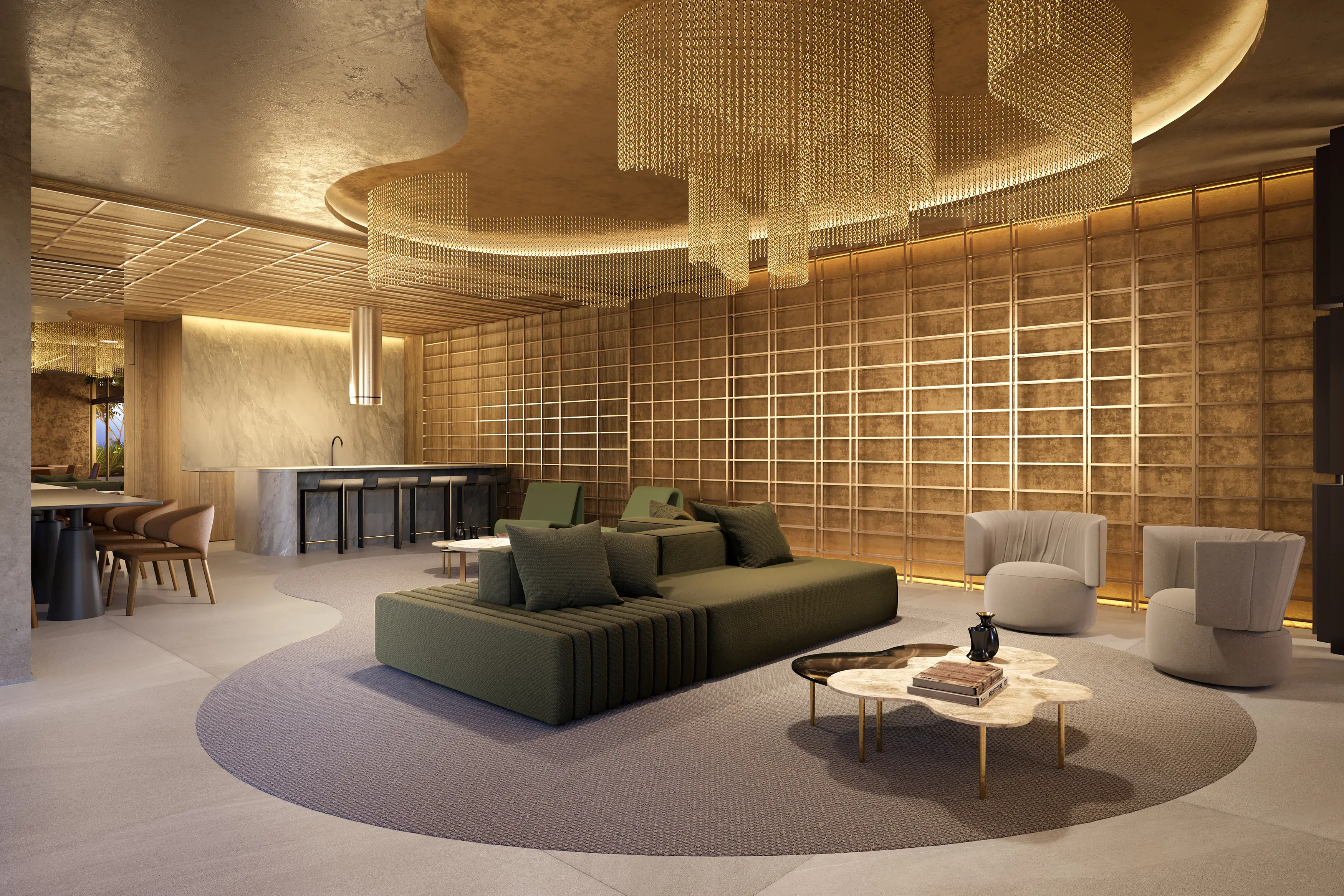 La Isla -- ILUSTRAÇÃO ARTÍSTICA - SALÃO DE FESTAS.