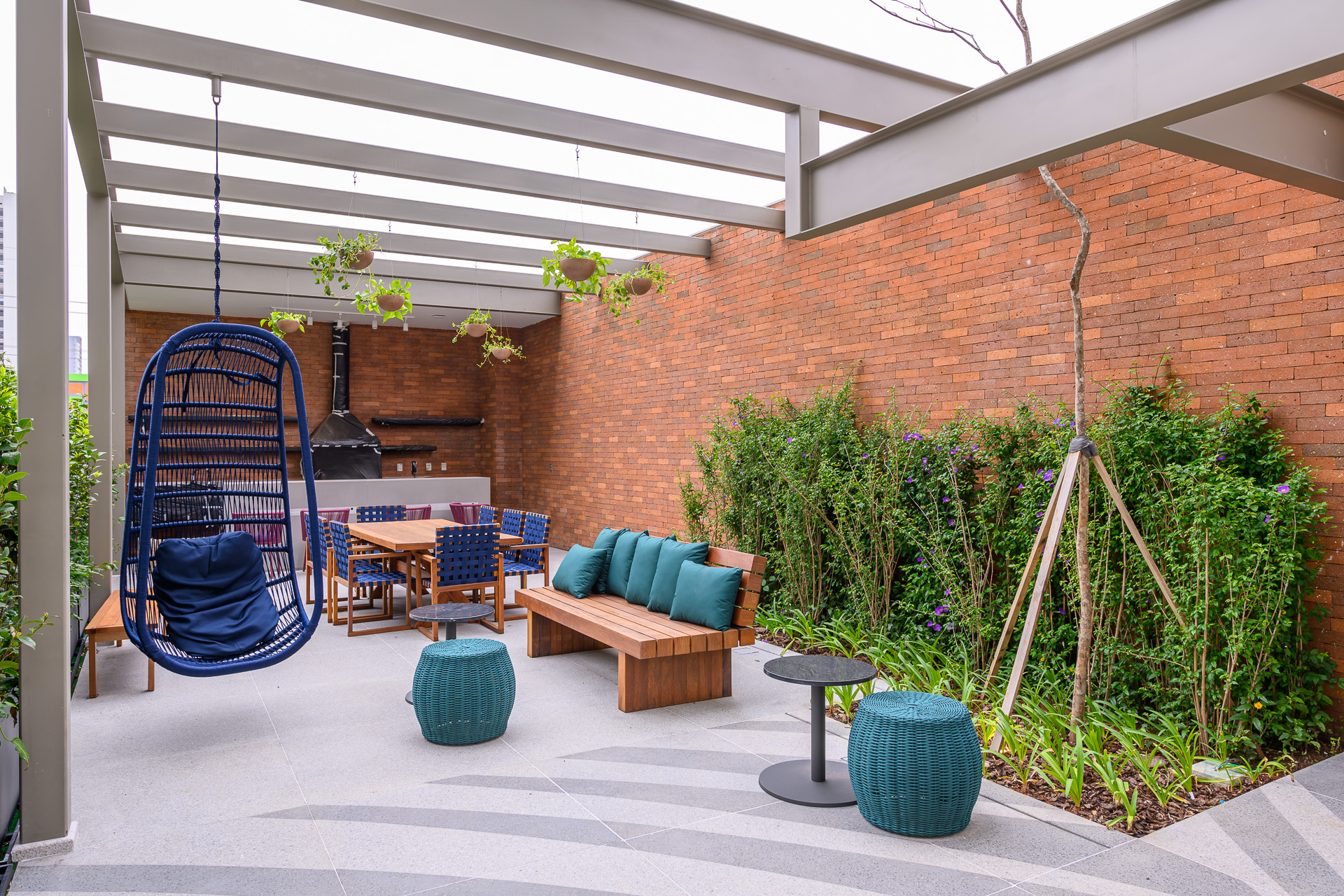 Bothanic Residences -- Foto do Empreendimento Pronto l Churrasqueira