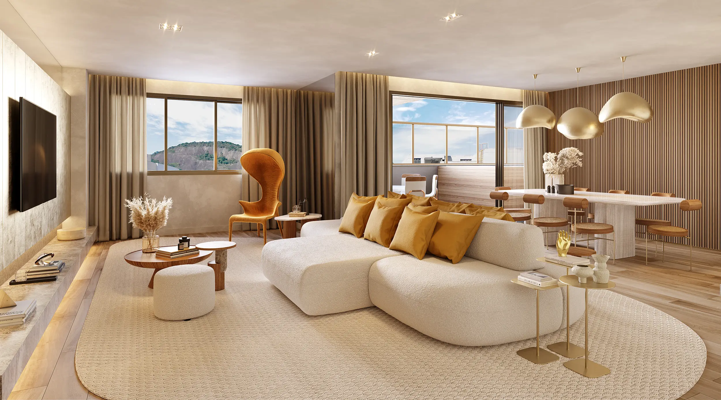 Iconyc by Yoo -- Ilustração Artística - Sala da Cobertura linear 1001 - Ed. Privilege