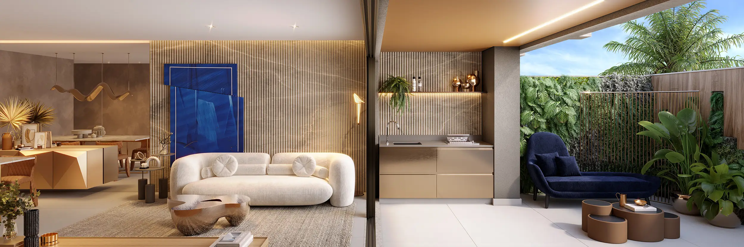 Iconyc by Yoo -- Ilustração Artística - Sala e Varanda do Garden