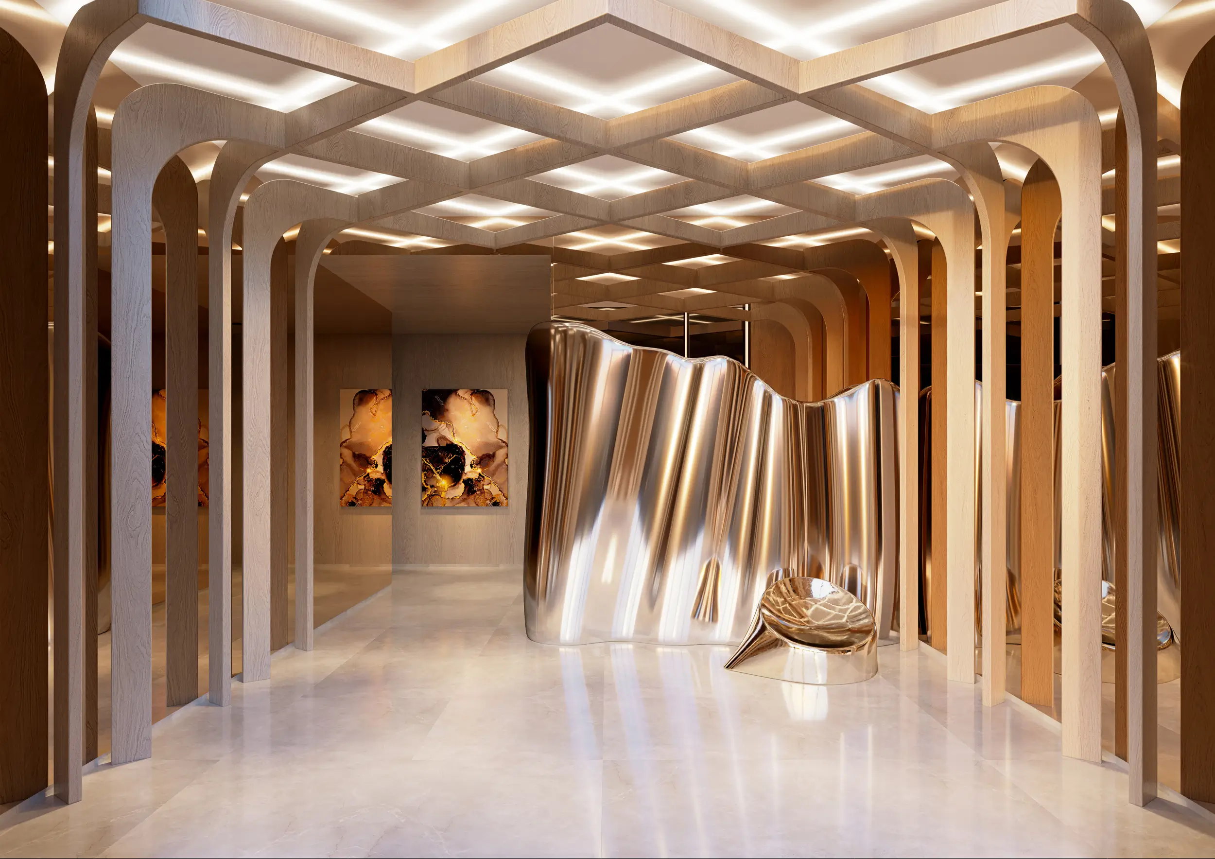 Wave by Yoo -- LOBBY DOS EDIFÍCIOS SUNSET E MOONLIGHT