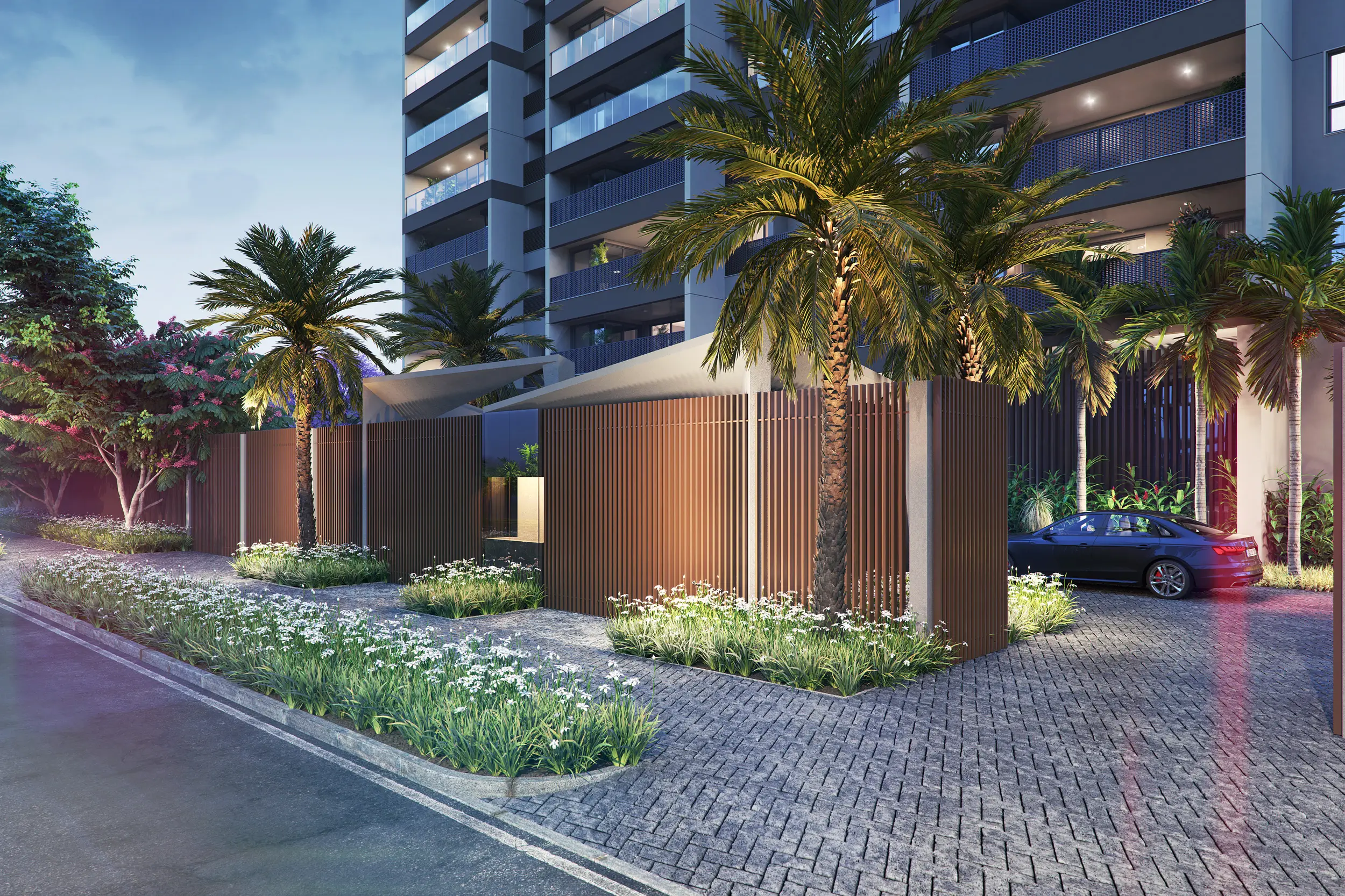 Orygem Acqua Home -- ILUSTRAÇÃO ARTÍSTICA - PORTE COCHÈRE