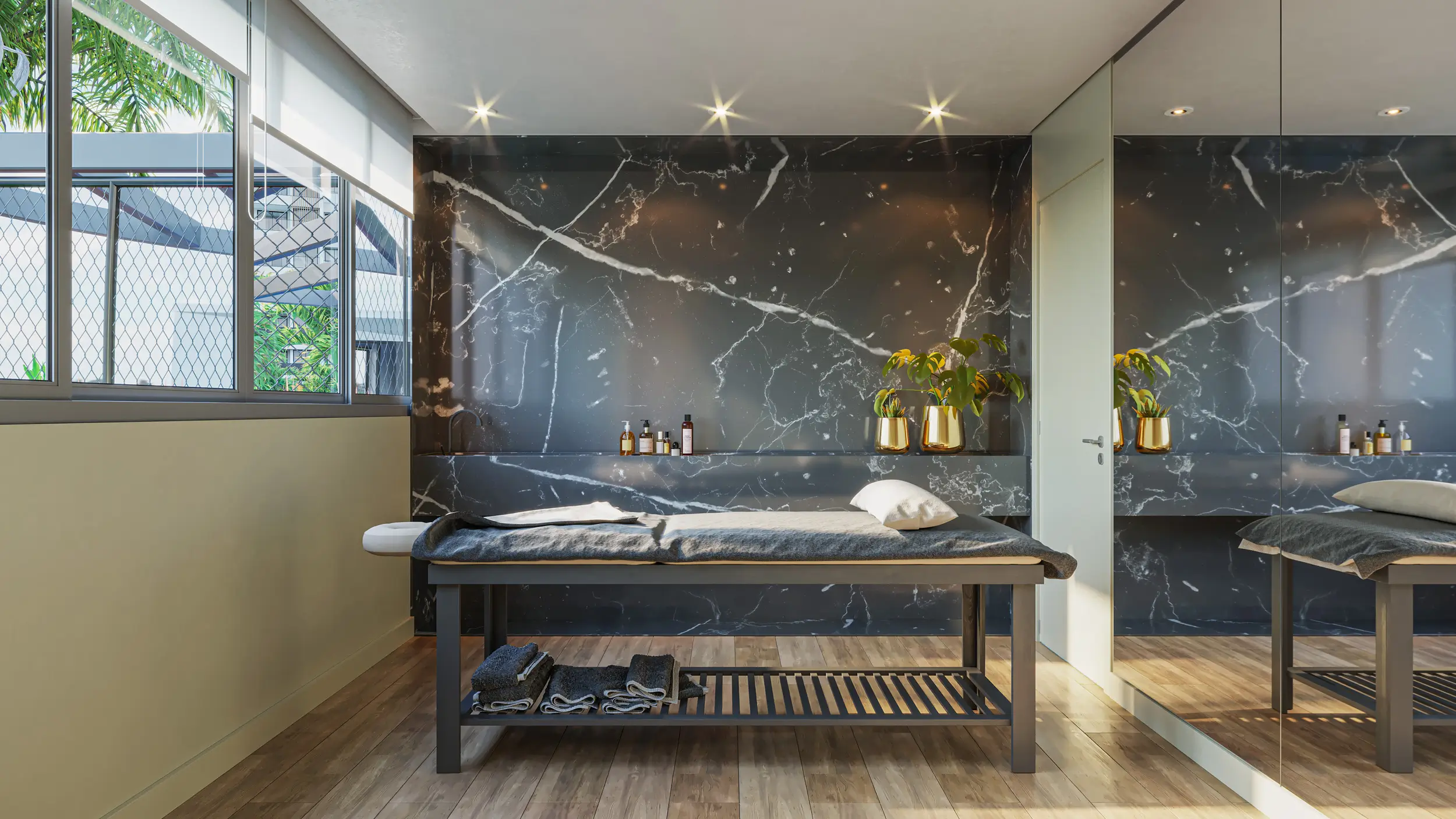 Orygem Acqua Home -- ILUSTRAÇÃO ARTÍSTICA - SALA DE MASSAGEM