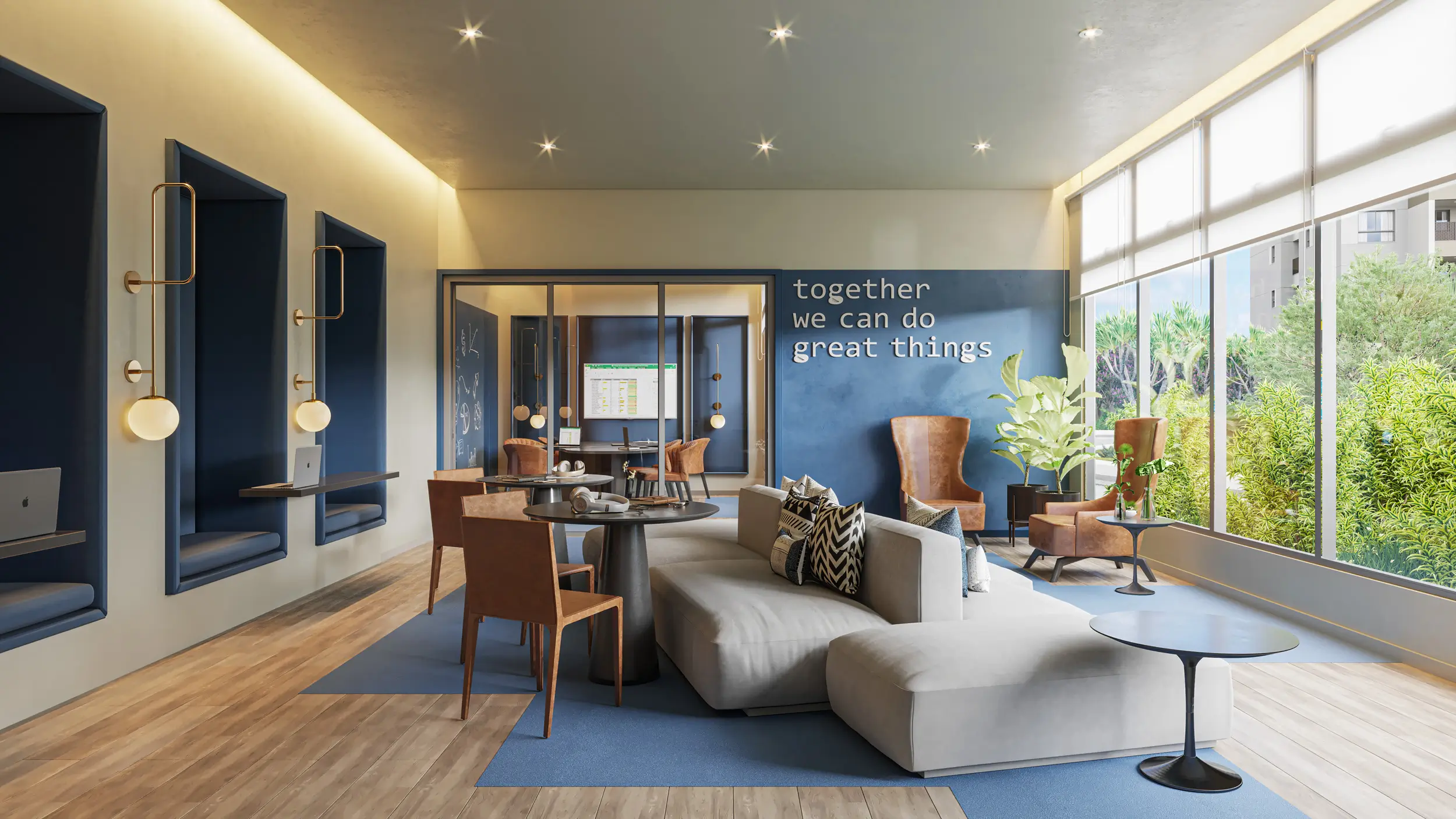 Orygem Acqua Home -- ILUSTRAÇÃO ARTÍSTICA - COWORKING