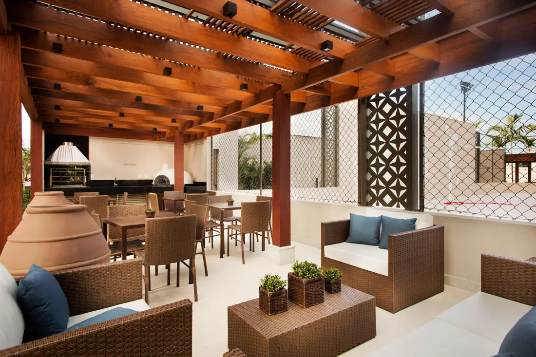 RJZ Cyrela Like Residencial Club -- Churrasqueira