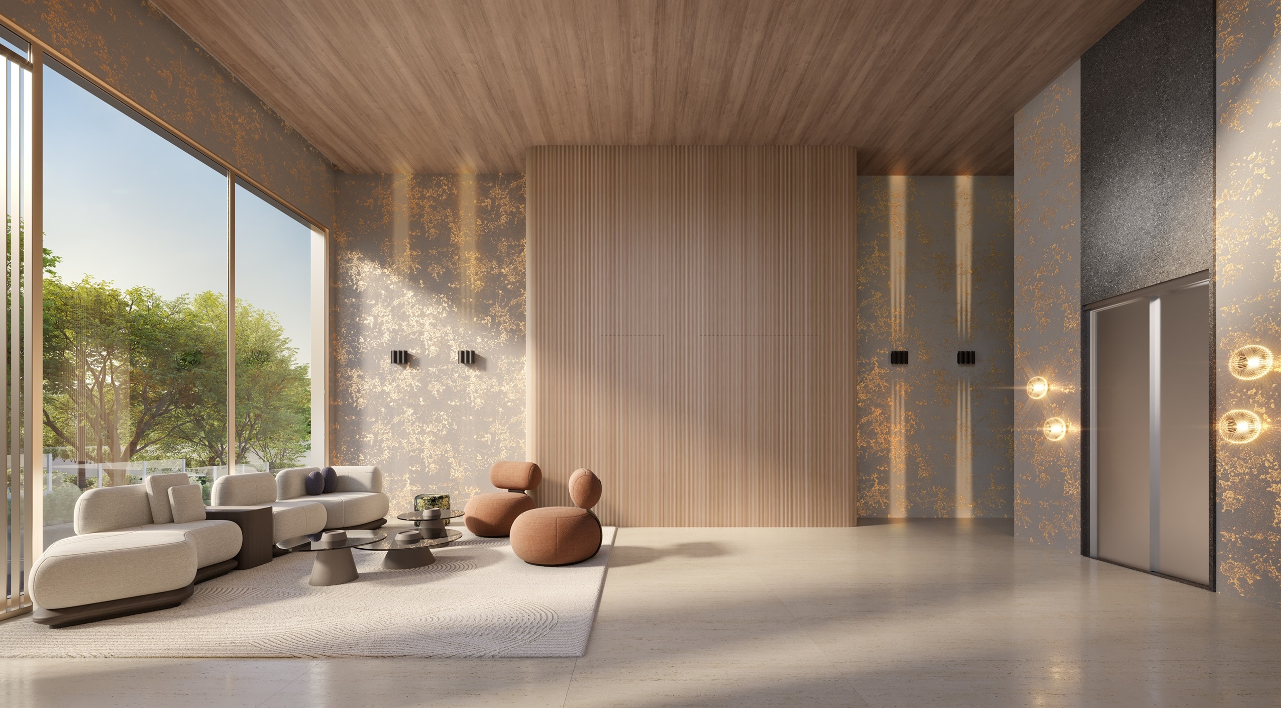 Aura Pacaembu by Cyrela Studios -- Perspectiva Ilustrada do Lobby