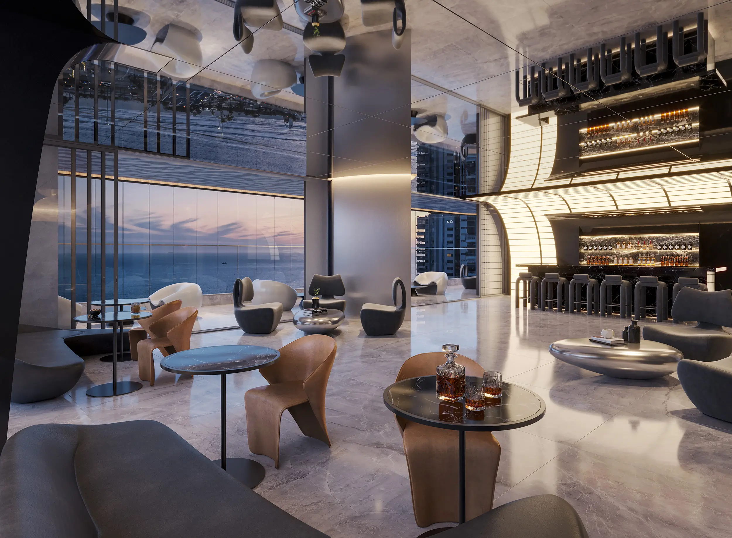 Coupé Tower -- ILUSTRAÇÃO ARTÍSTICA - COUPÉ LOUNGE