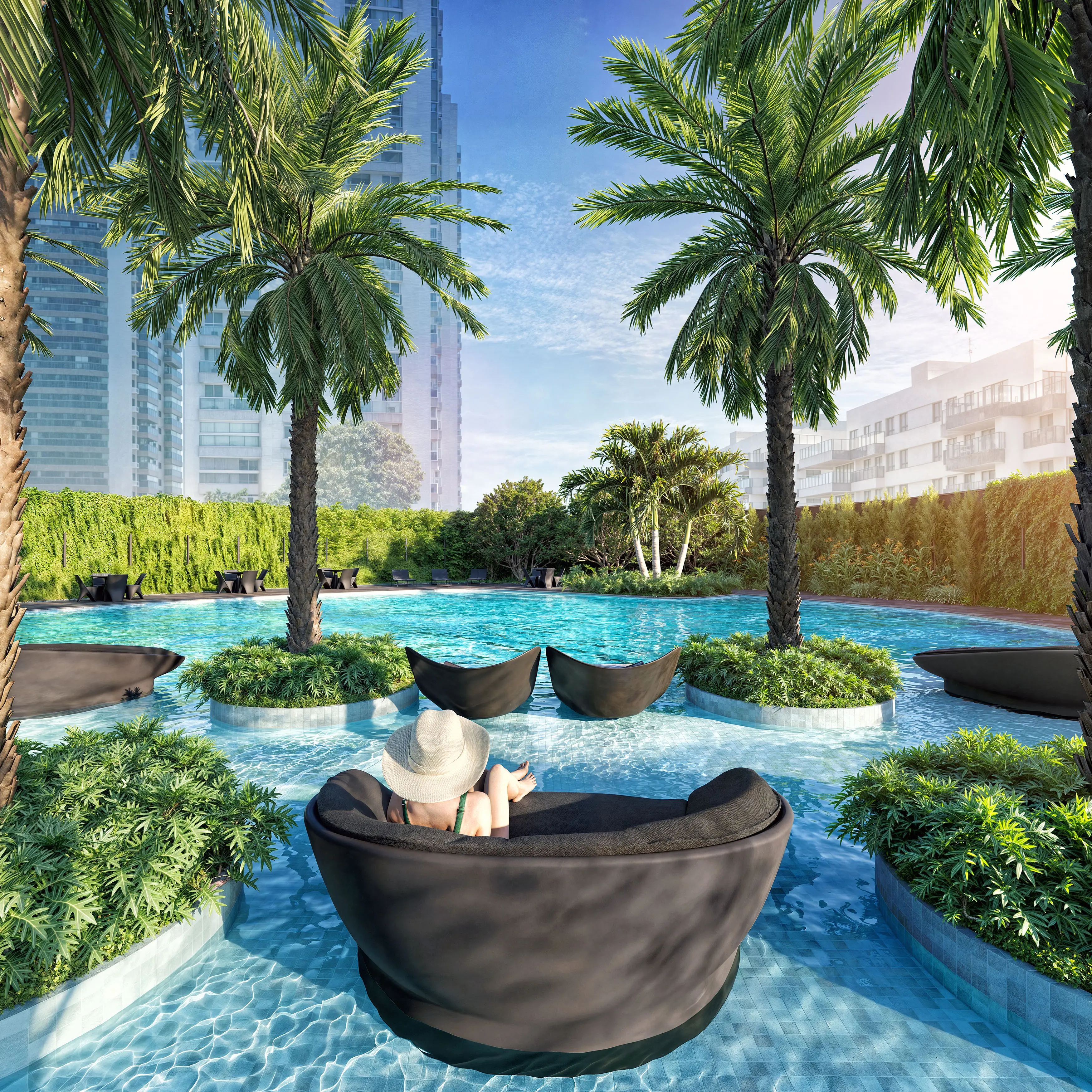 Coupé Tower -- ILUSTRAÇÃO ARÍSTICA - DECK MOLHADO