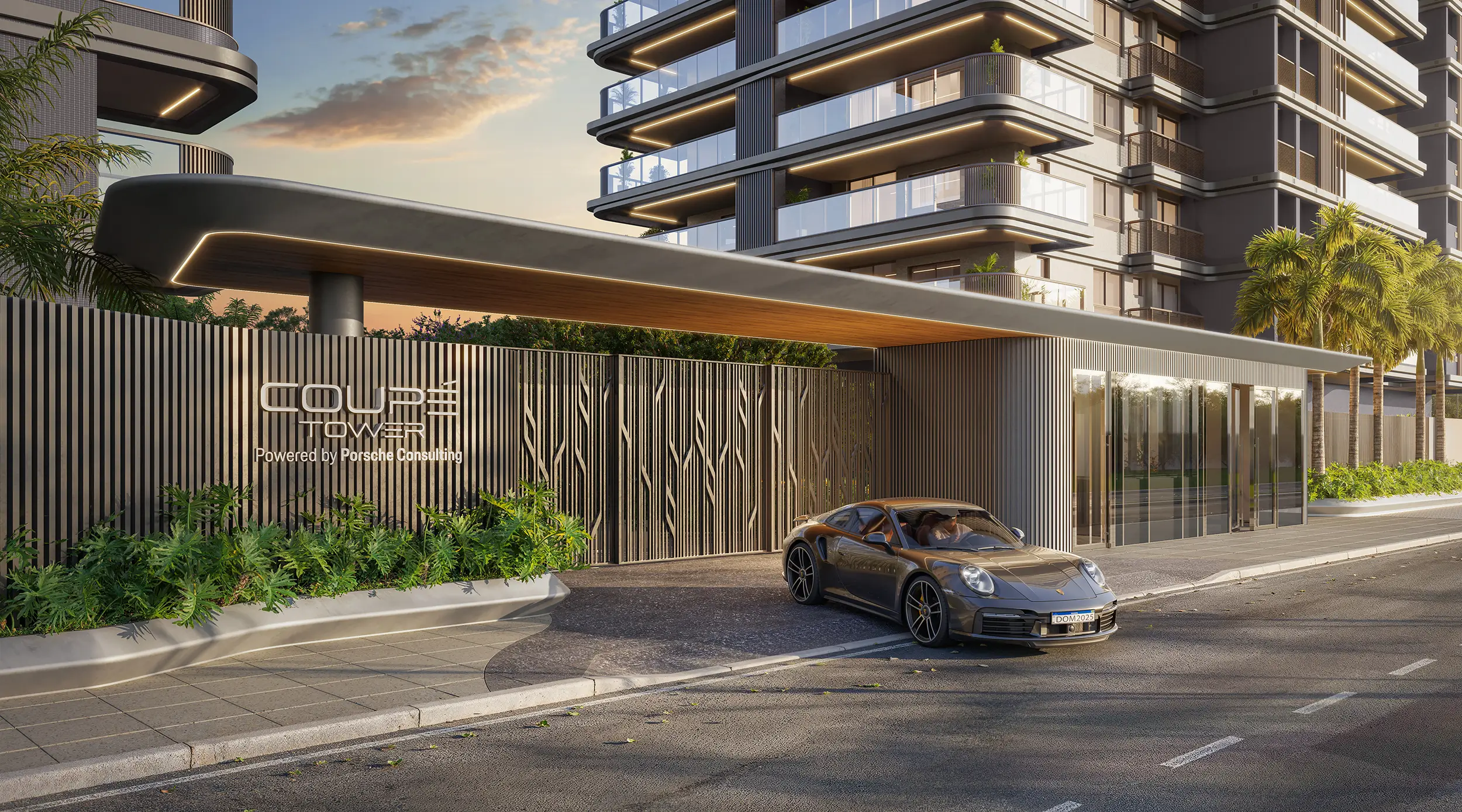 Coupé Tower -- ILUSTRAÇÃO ARTÍSTICA - ACESSO DO COUPÉ TOWER