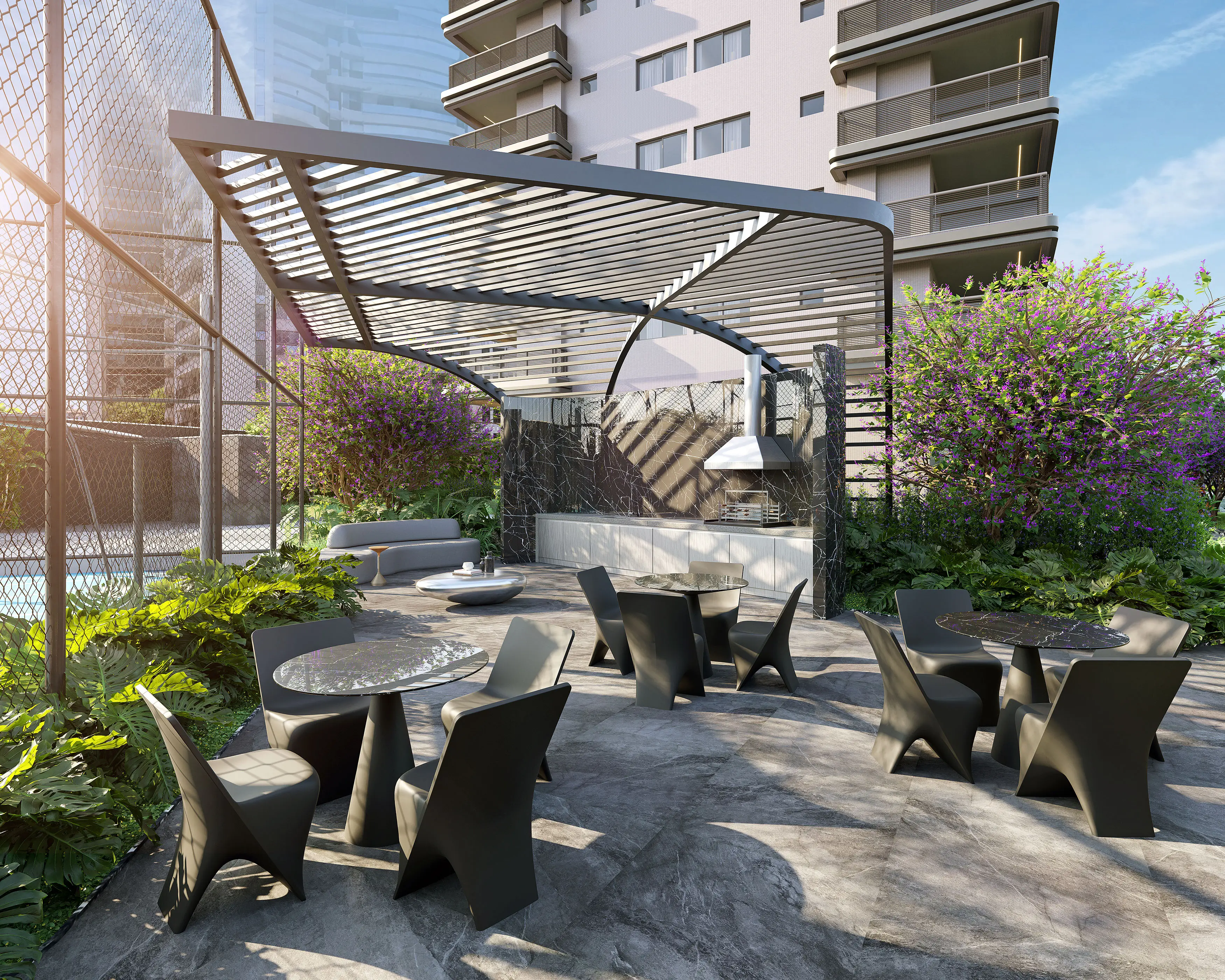 Coupé Tower -- ILUSTRAÇÃO ARTÍSTICA - CHURRASQUEIRA GOURMET