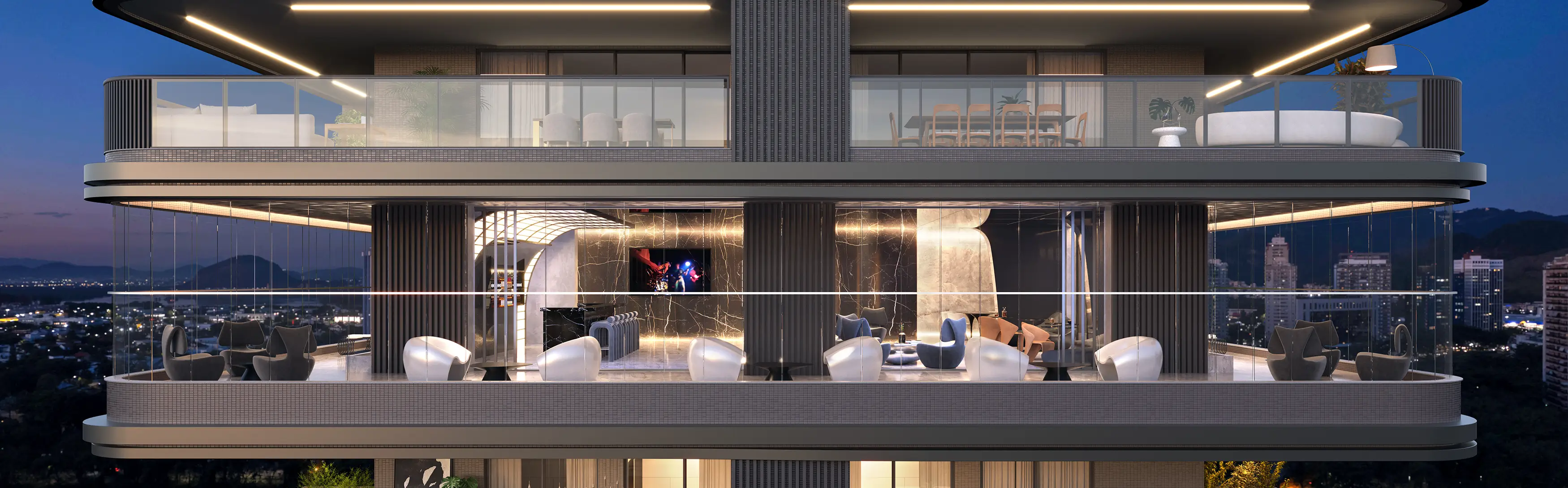 Coupé Tower -- ILUSTRAÇÃO ARTÍSTICA - COUPÉ LOUNGE