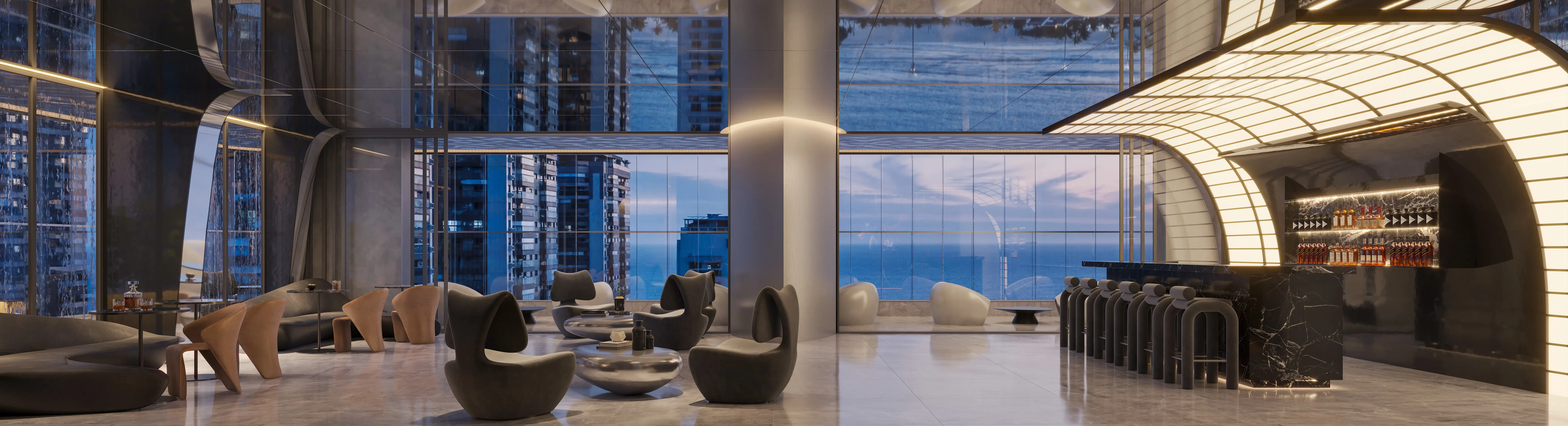 Coupé Tower -- ILUSTRAÇÃO ARTÍSTICA - COUPÉ LOUNGE