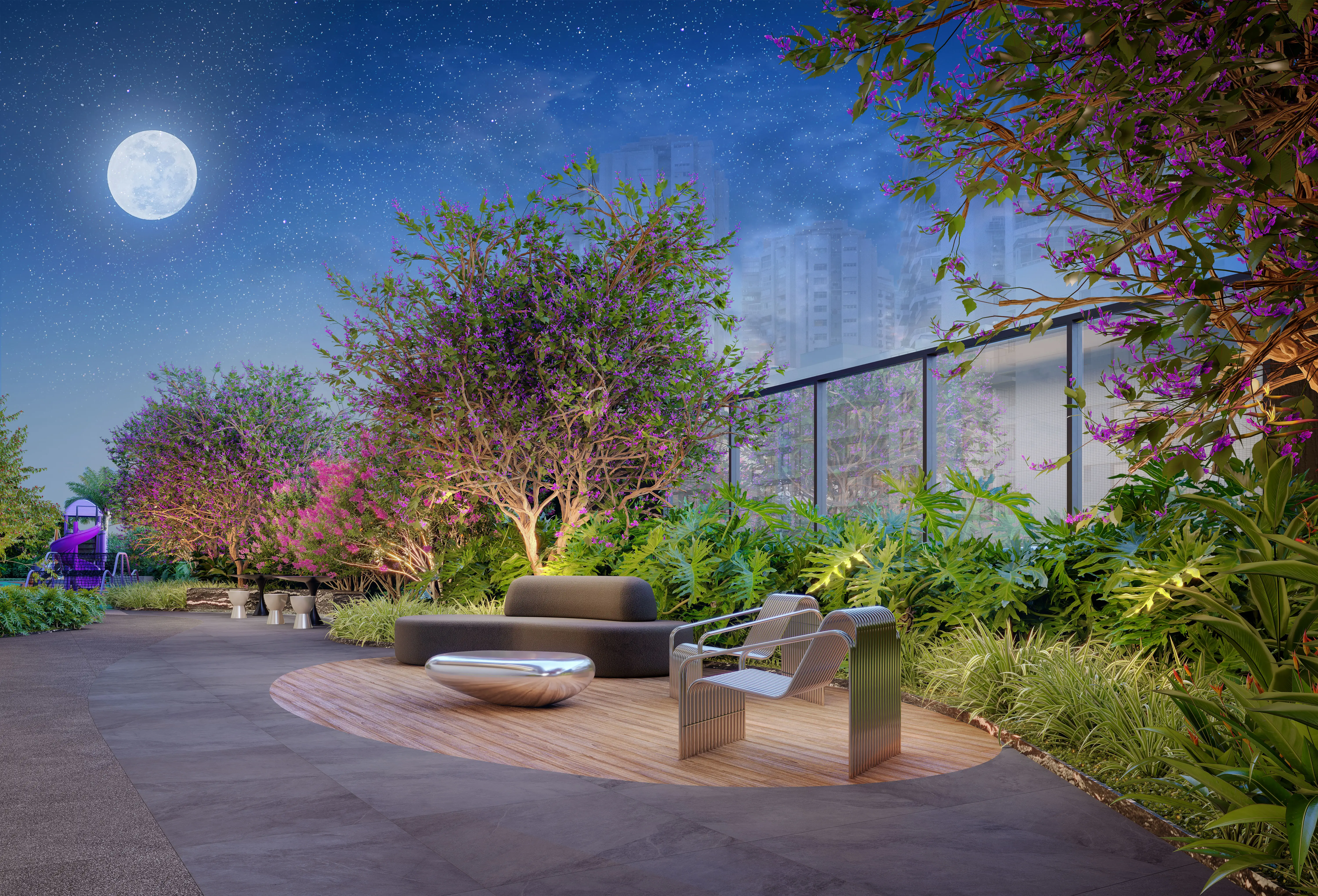 Coupé Tower -- ILUSTRAÇÃO ARTÍSTICA - LOUNGE OUTDOOR