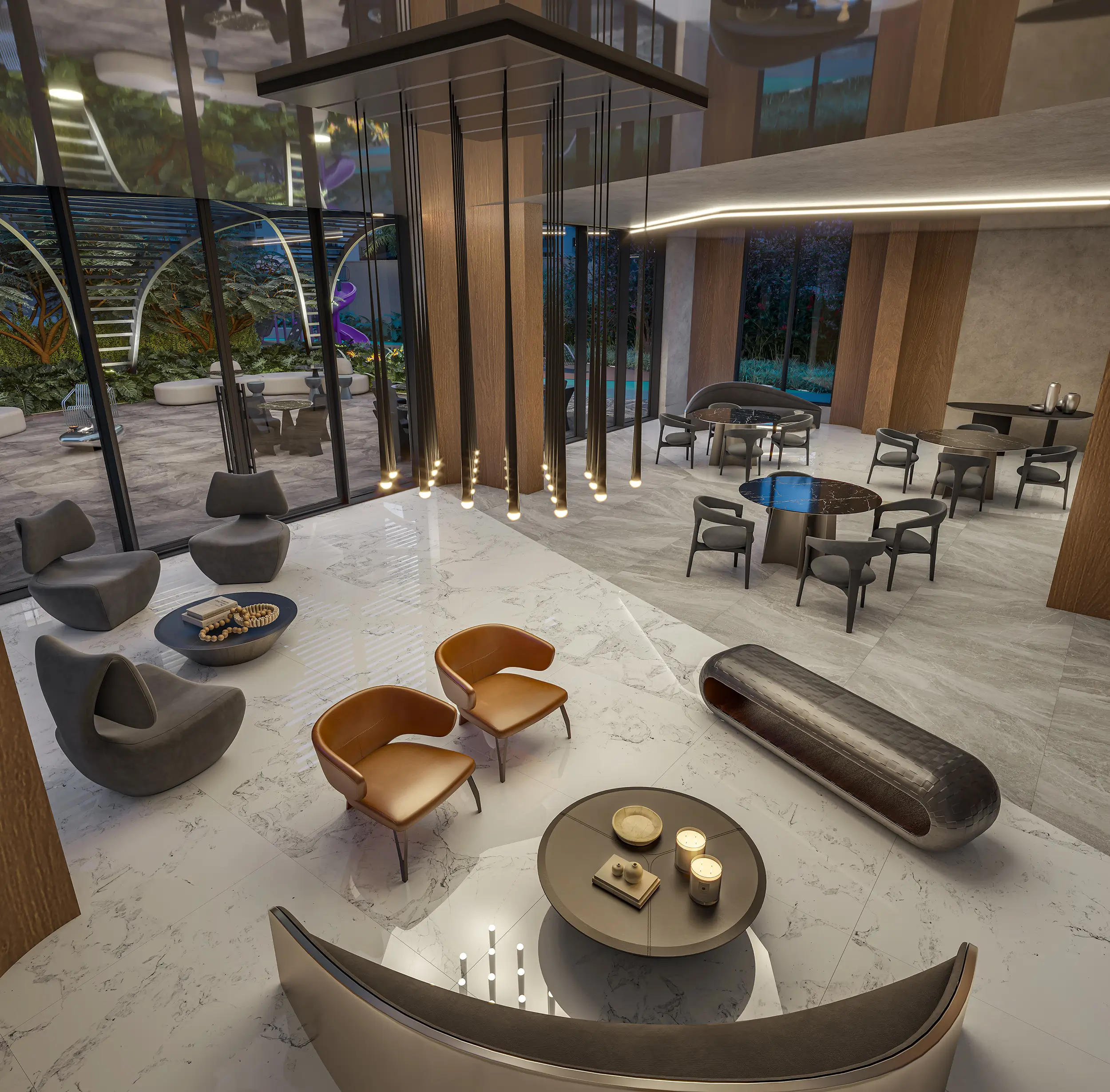 Coupé Tower -- ILUSTRAÇÃO ARTÍSTICA - PARTY SPACE