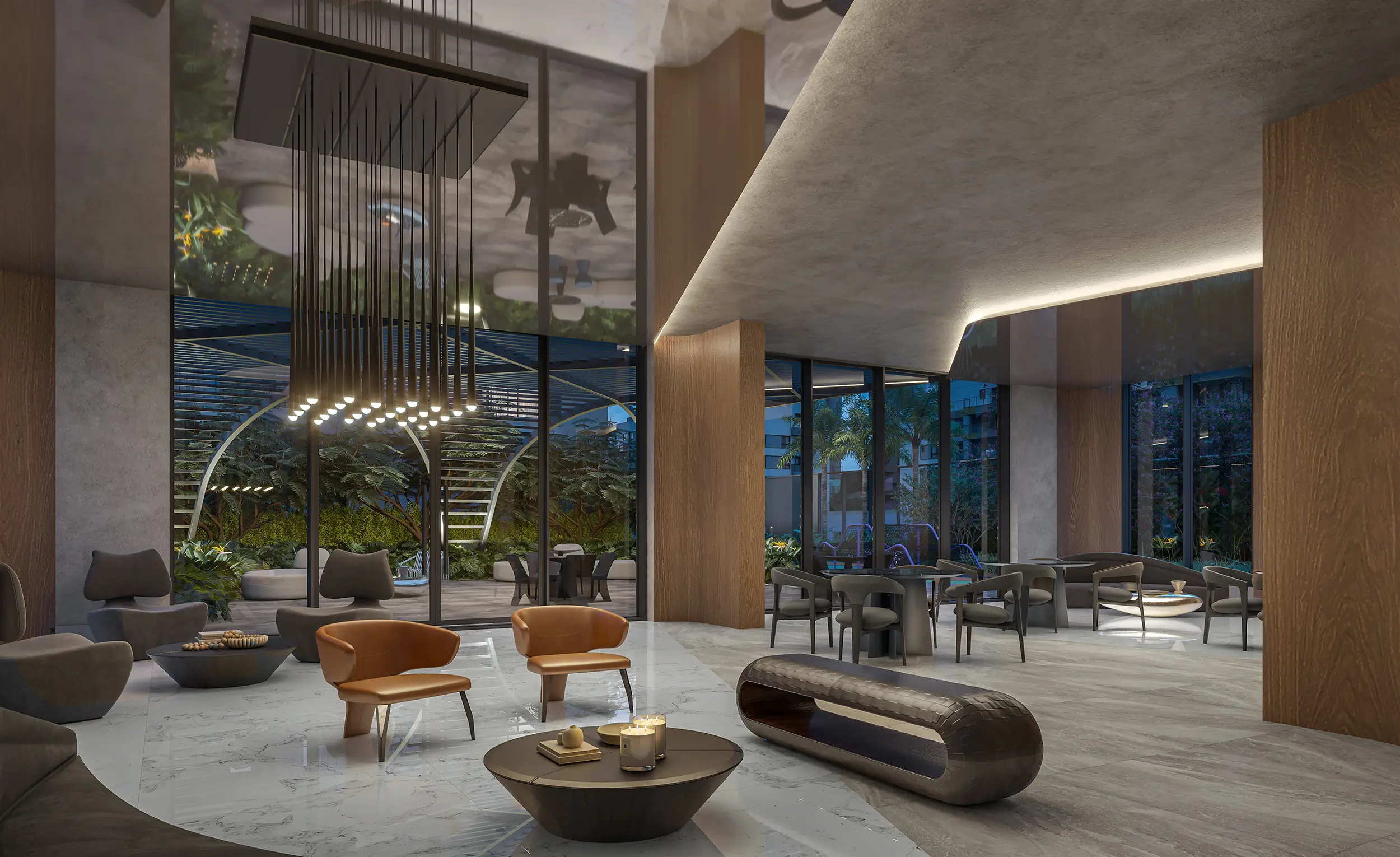 Coupé Tower -- ILUSTRAÇÃO ARTÍSTICA - PARTY SPACE