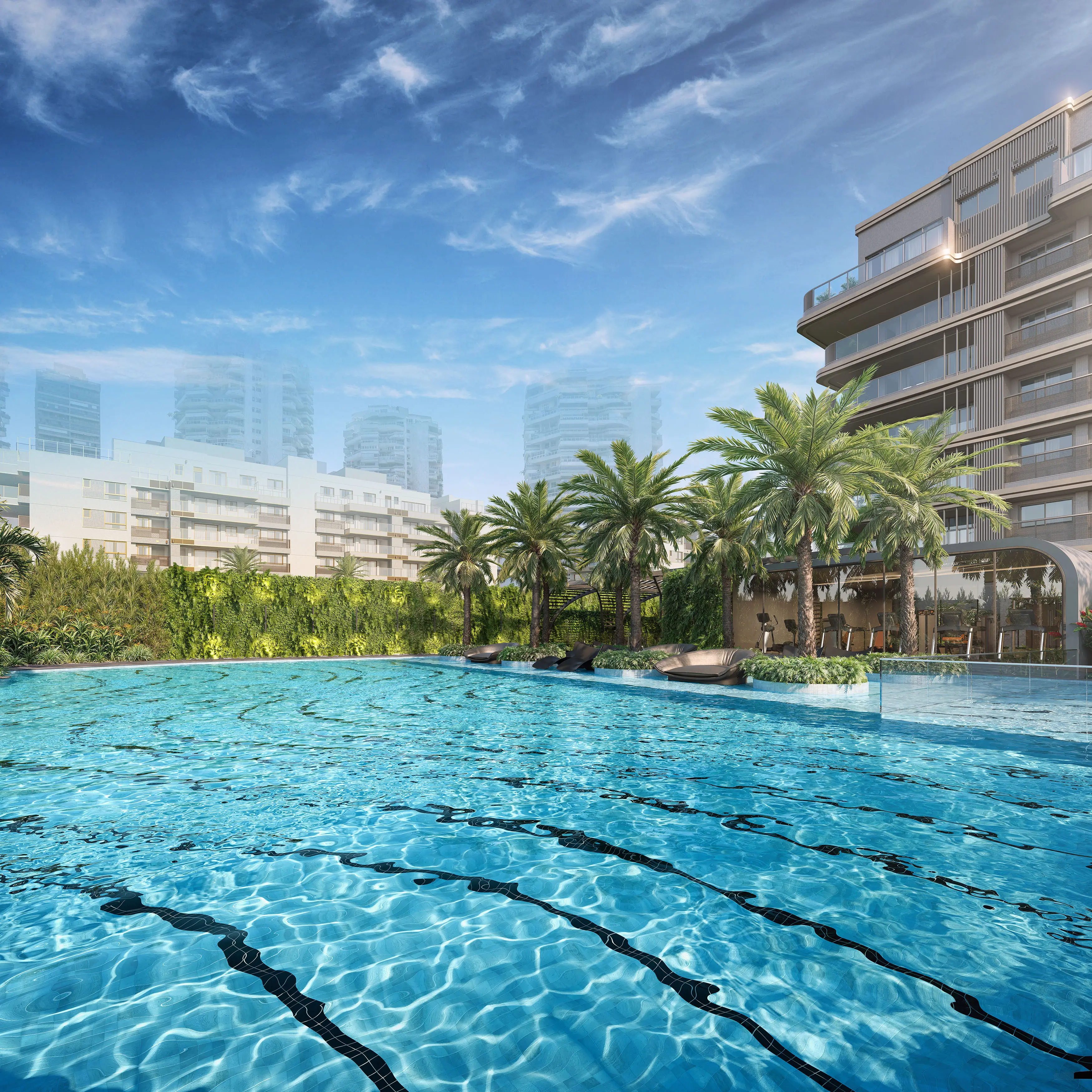 Coupé Tower -- ILUSTRAÇÃO ARTÍSTICA - PISCINA