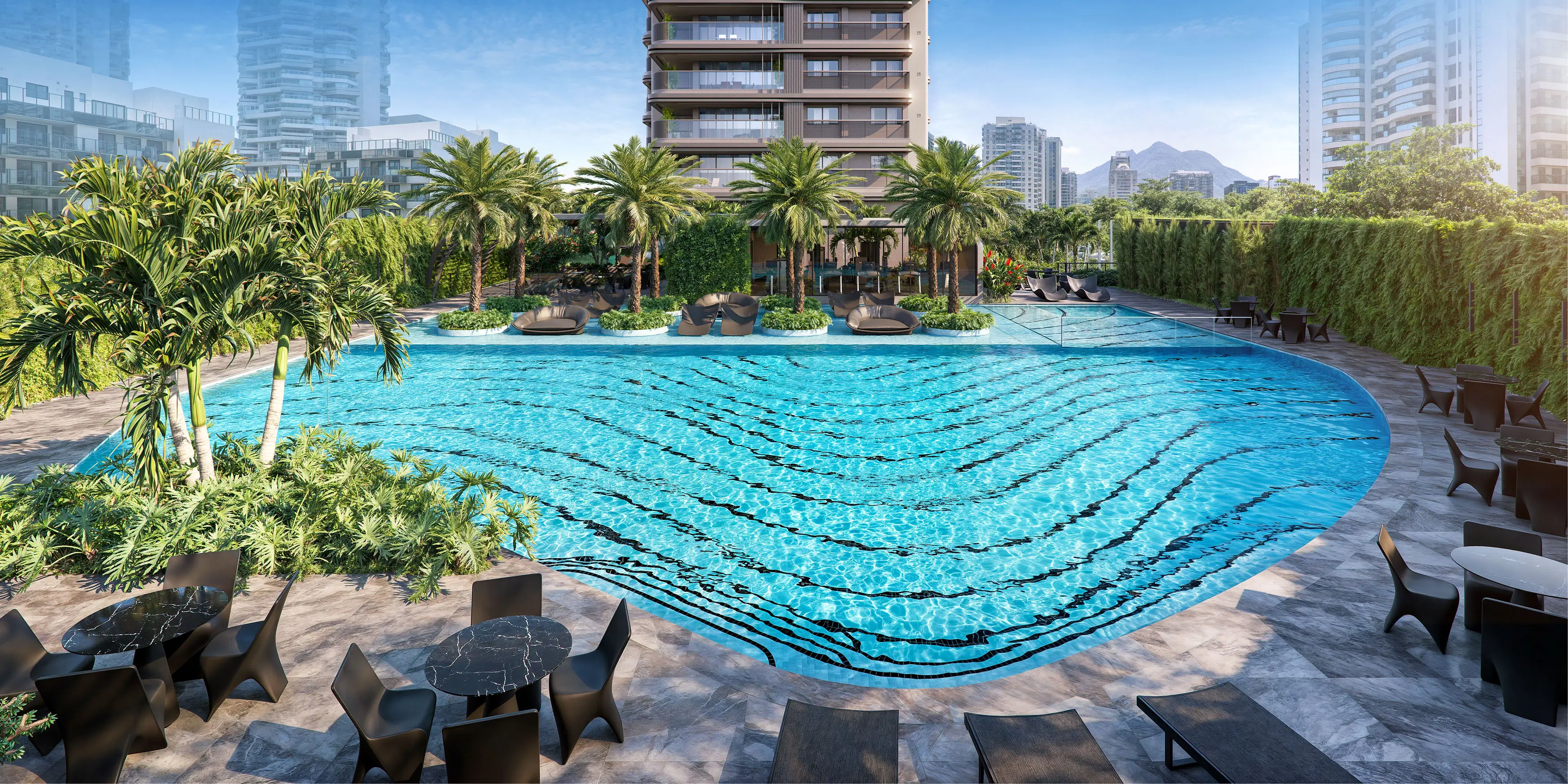 Coupé Tower -- ILUSTRAÇÃO ARTÍSTICA - PISCINA