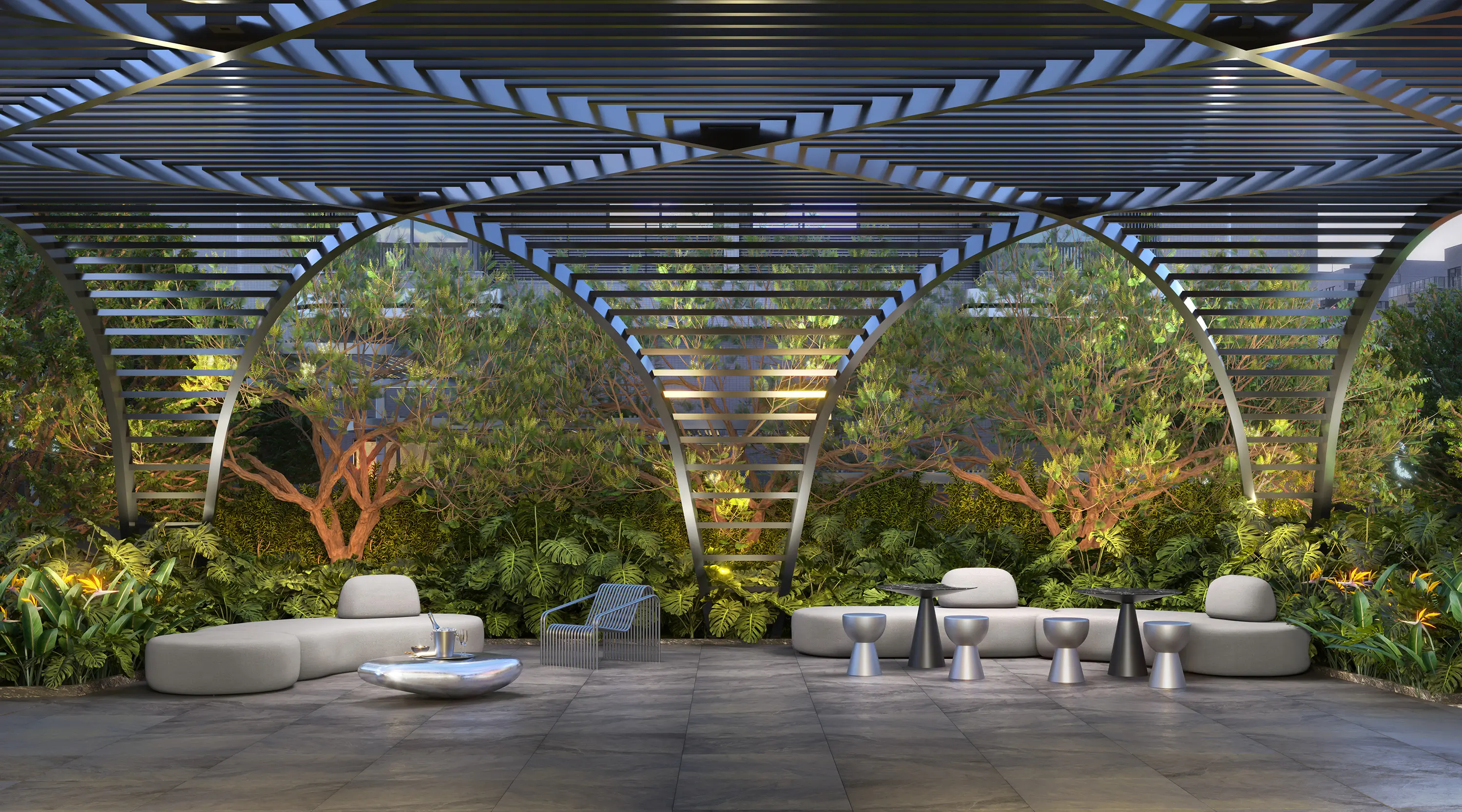 Coupé Tower -- ILUSTRAÇÃO ARTÍSTICA - LOUNGE PARTY SPACE