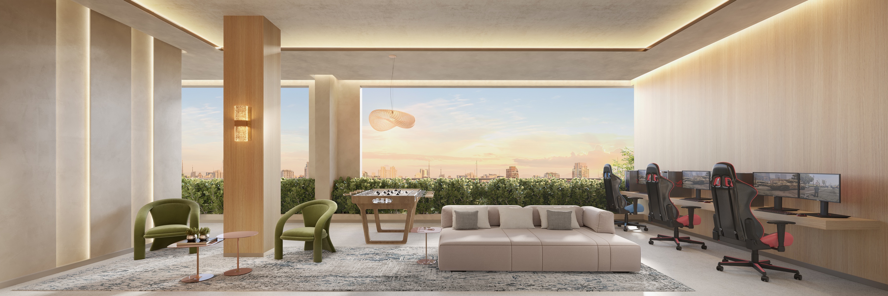 The Palace Royal -- Perspectiva Ilustrada | Sala de Jogos