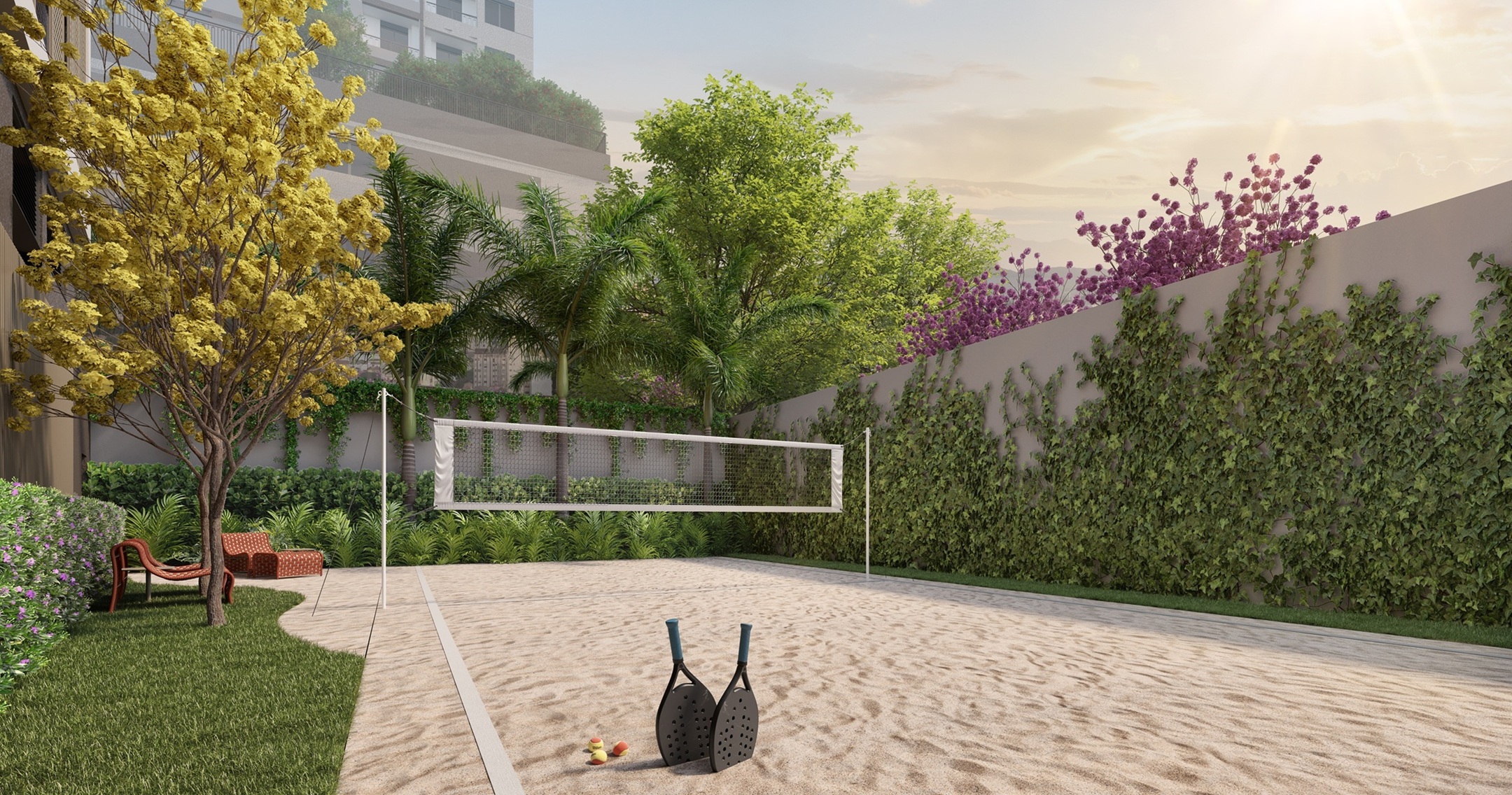 The Palace Royal -- Perspectiva Ilustrada | Beach Tennis