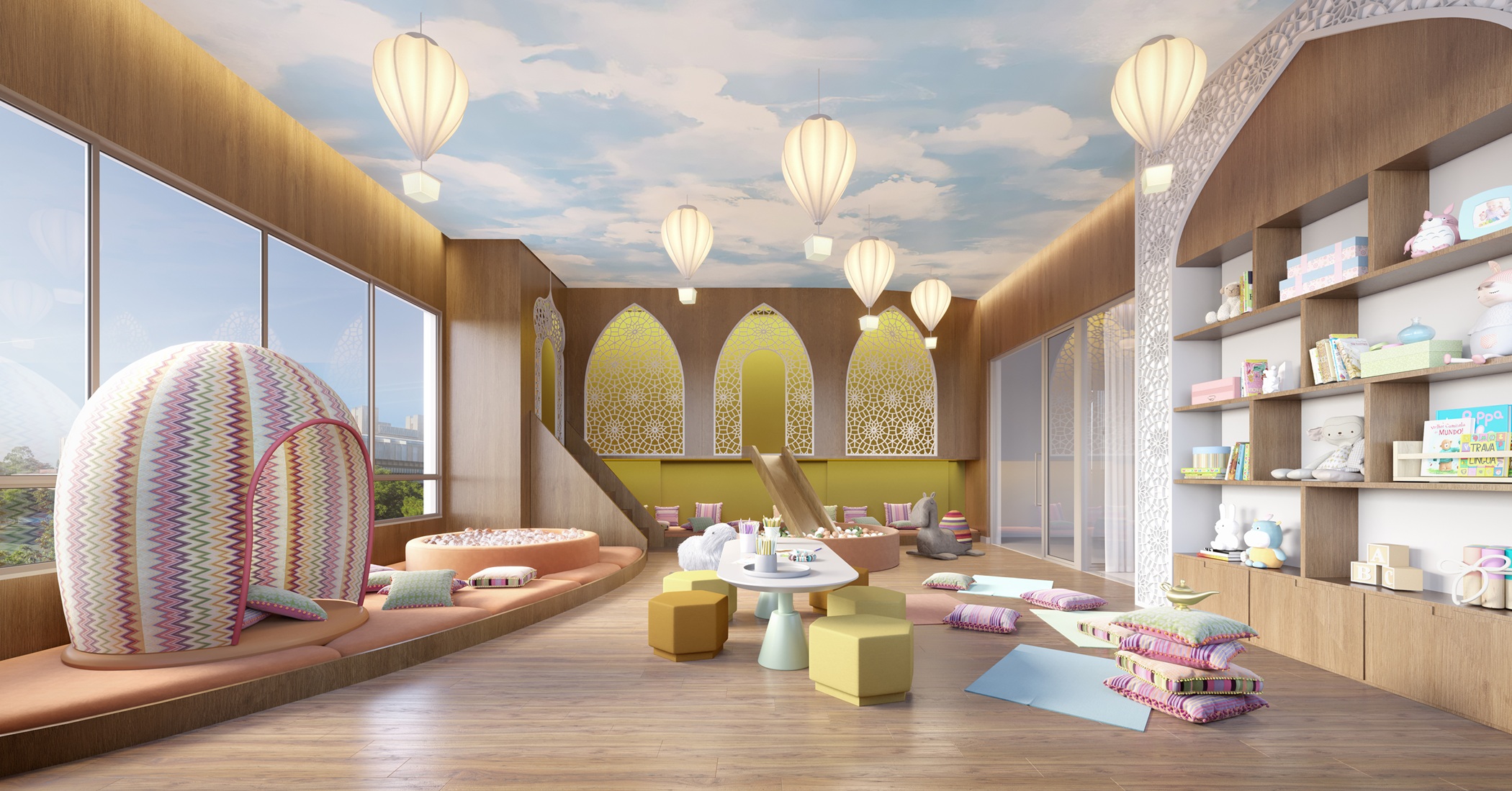 The Palace Royal -- Pespectiva Ilustrada | Brinquedoteca