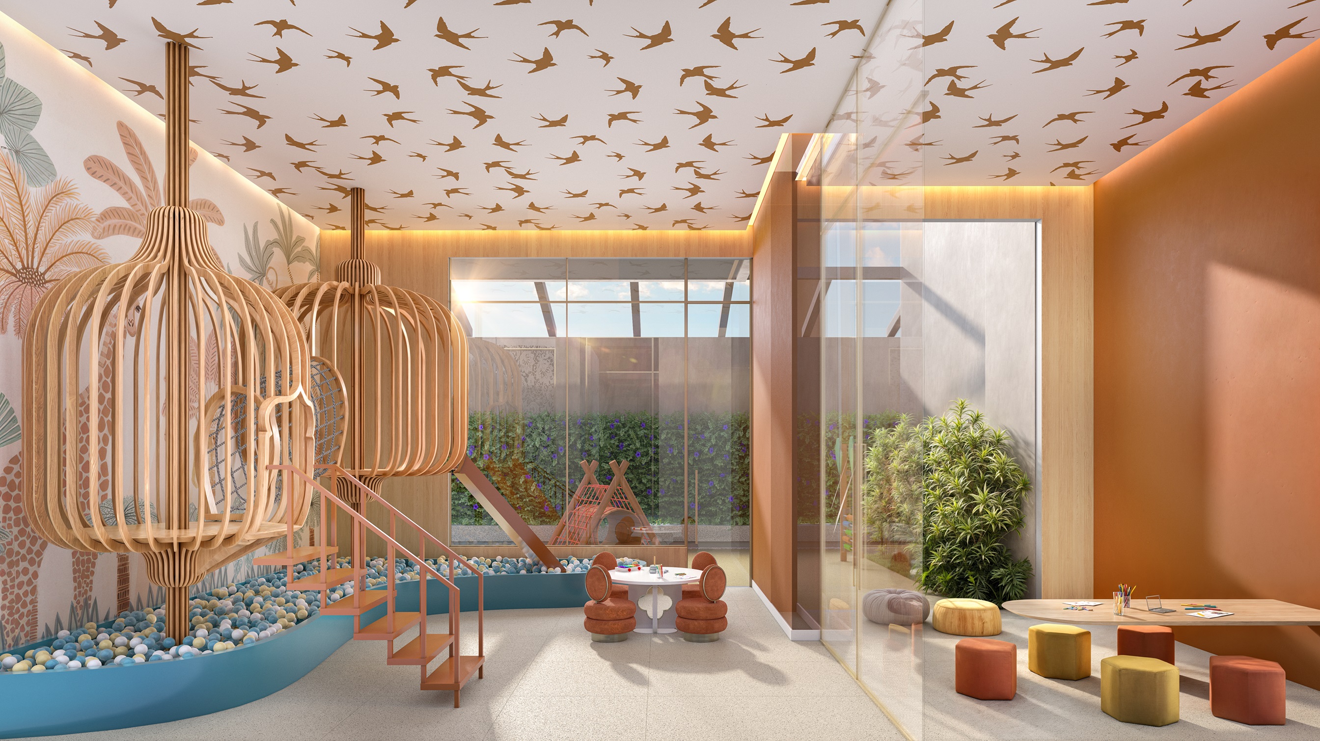 The Palace Oasis -- Perspectiva Ilustrada | Brinquedoteca