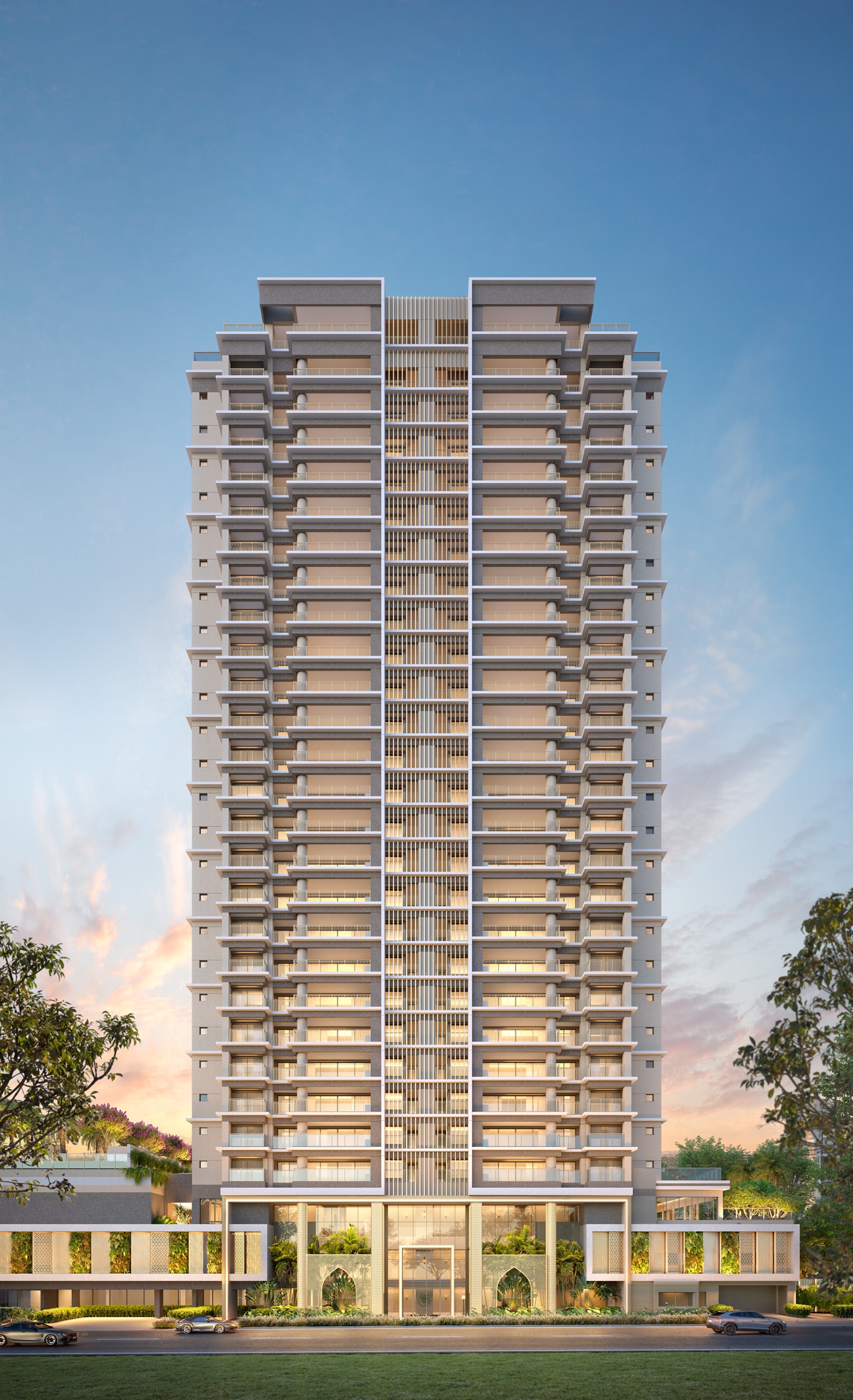 The Palace Royal -- Perspectiva Ilustrada | Fachada