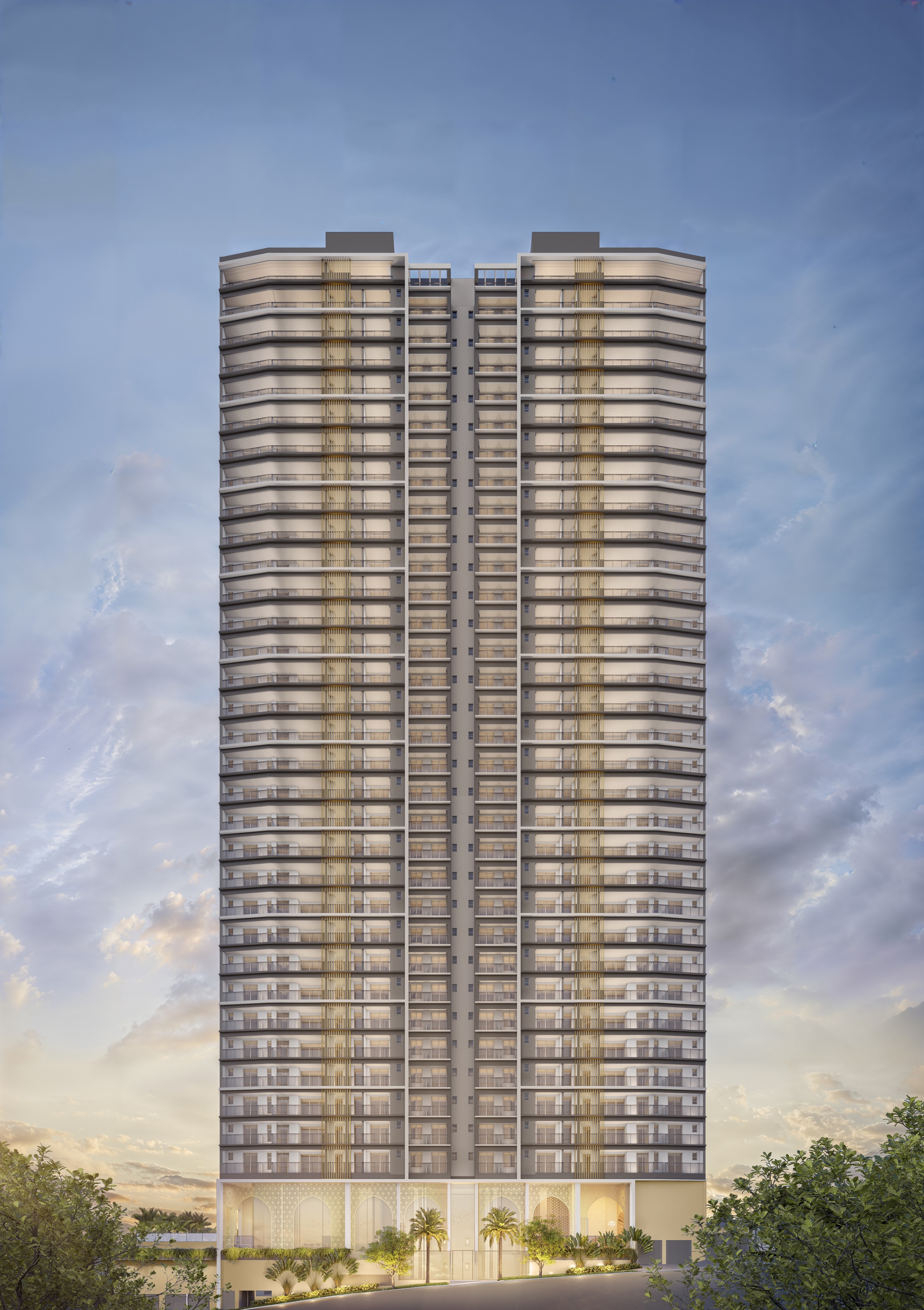 The Palace Oasis -- Perspectiva Ilustrada | Fachada