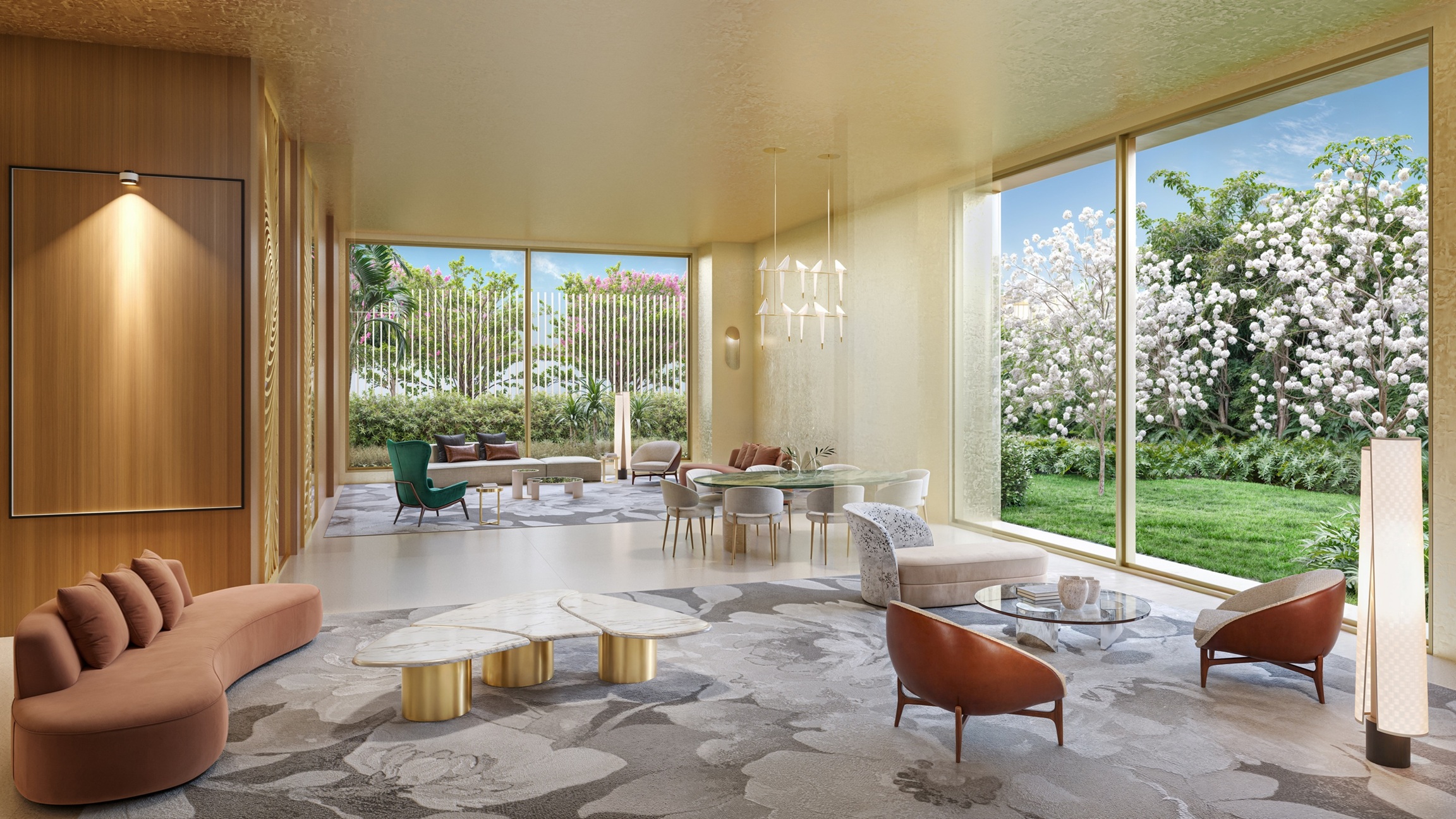 Brooklin Senses by Cyrela -- Perspectiva Ilustrada | Salão de Festas