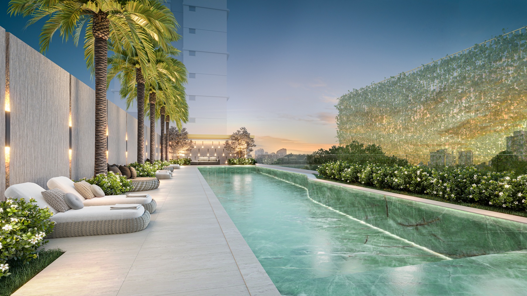 Casa Senses -- Perspectiva Ilustrada | Piscina Descoberta