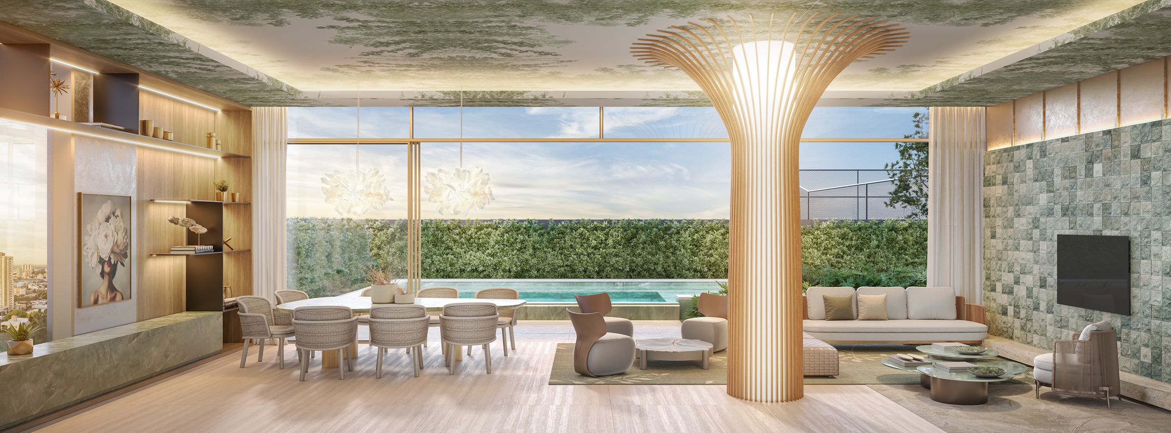 Casa Senses -- Perspectiva Ilustrada | Festas