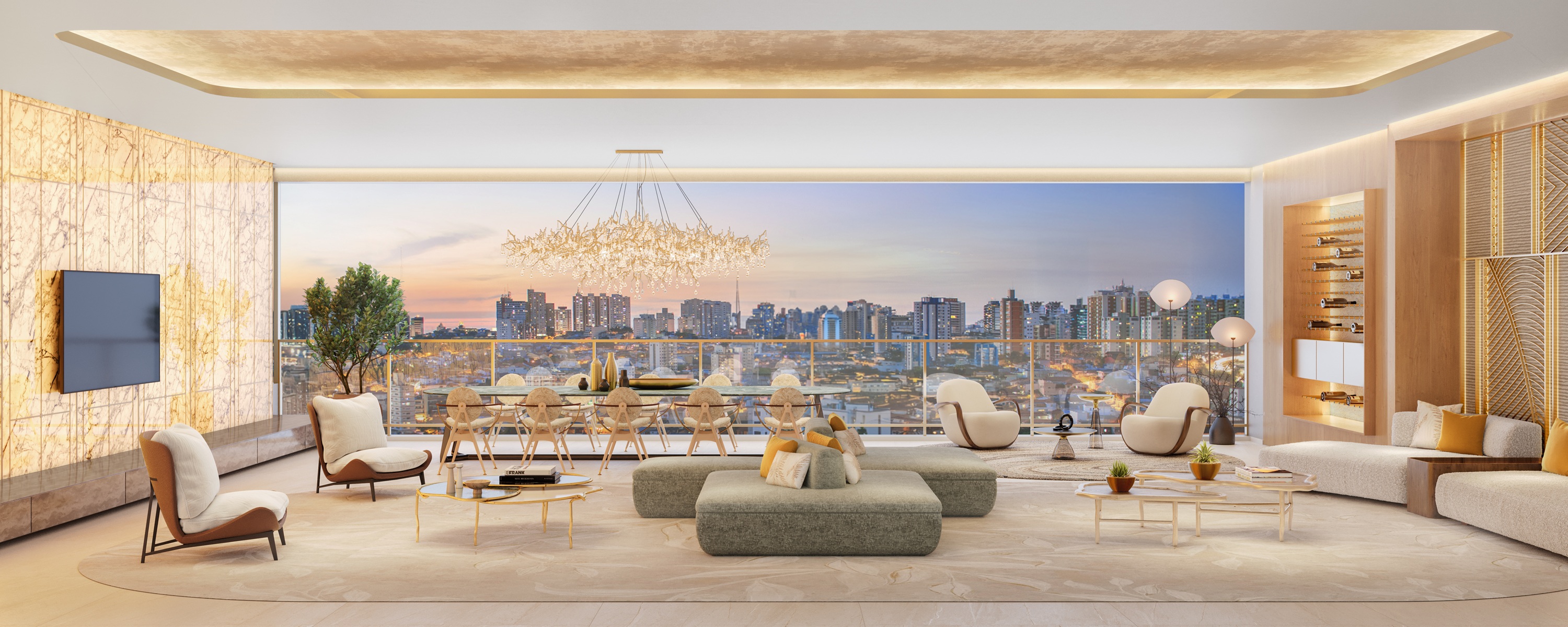 Casa Senses -- Perspectiva Ilustrada | Apartamento de 251m²