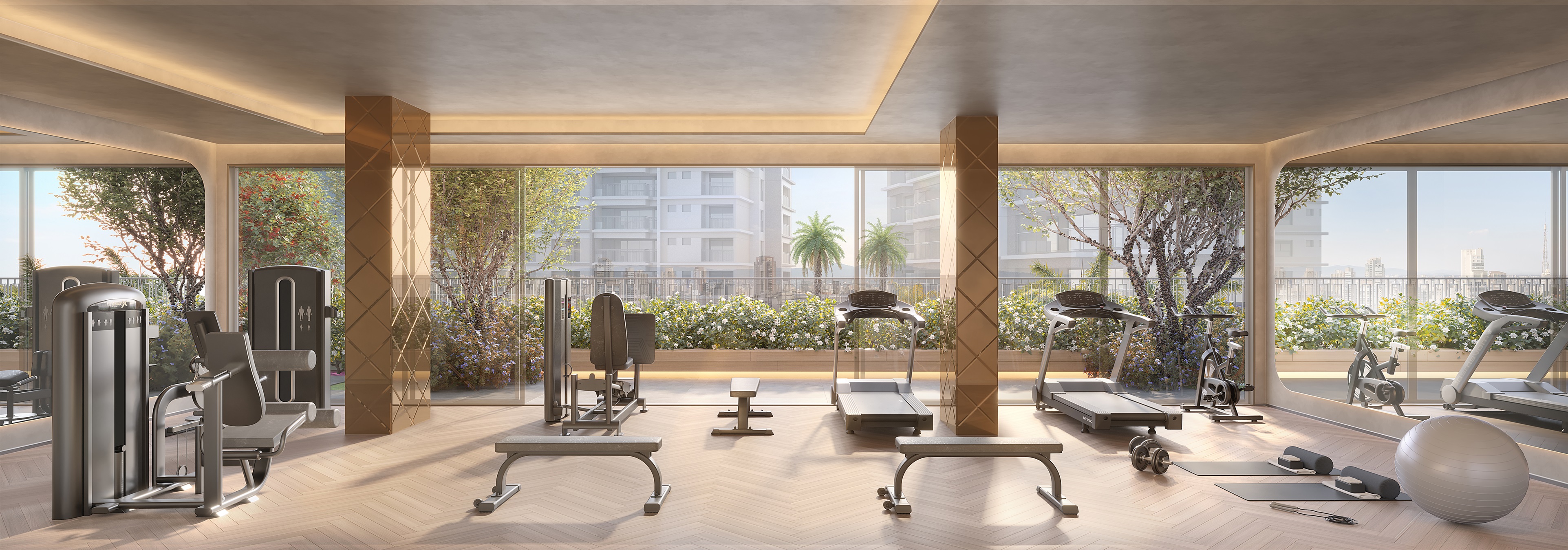 The Palace Apartments -- Perspectiva Ilustrada | Fitness