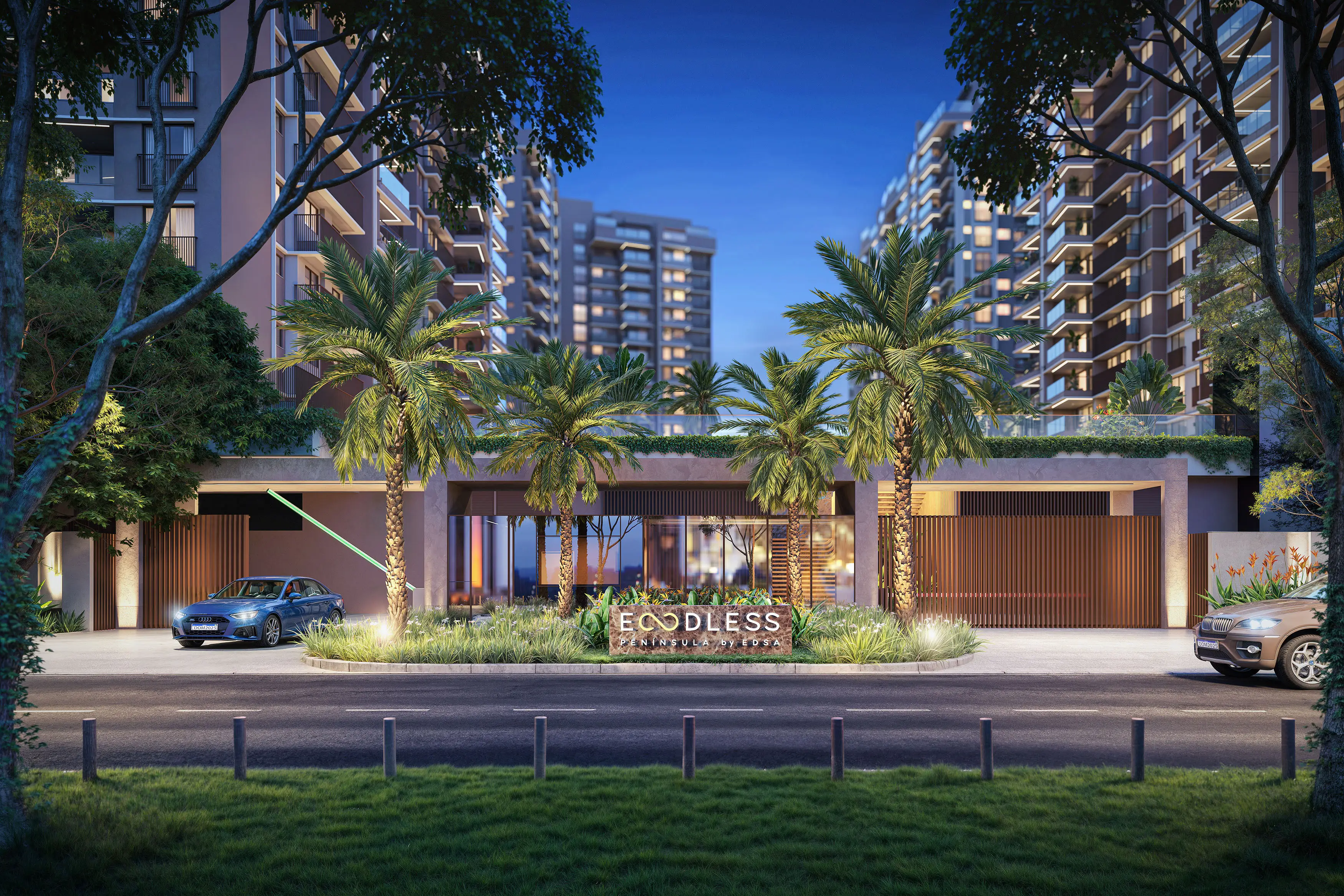 Endless Península by Edsa -- Ilustração Artística - Acessos e guarita