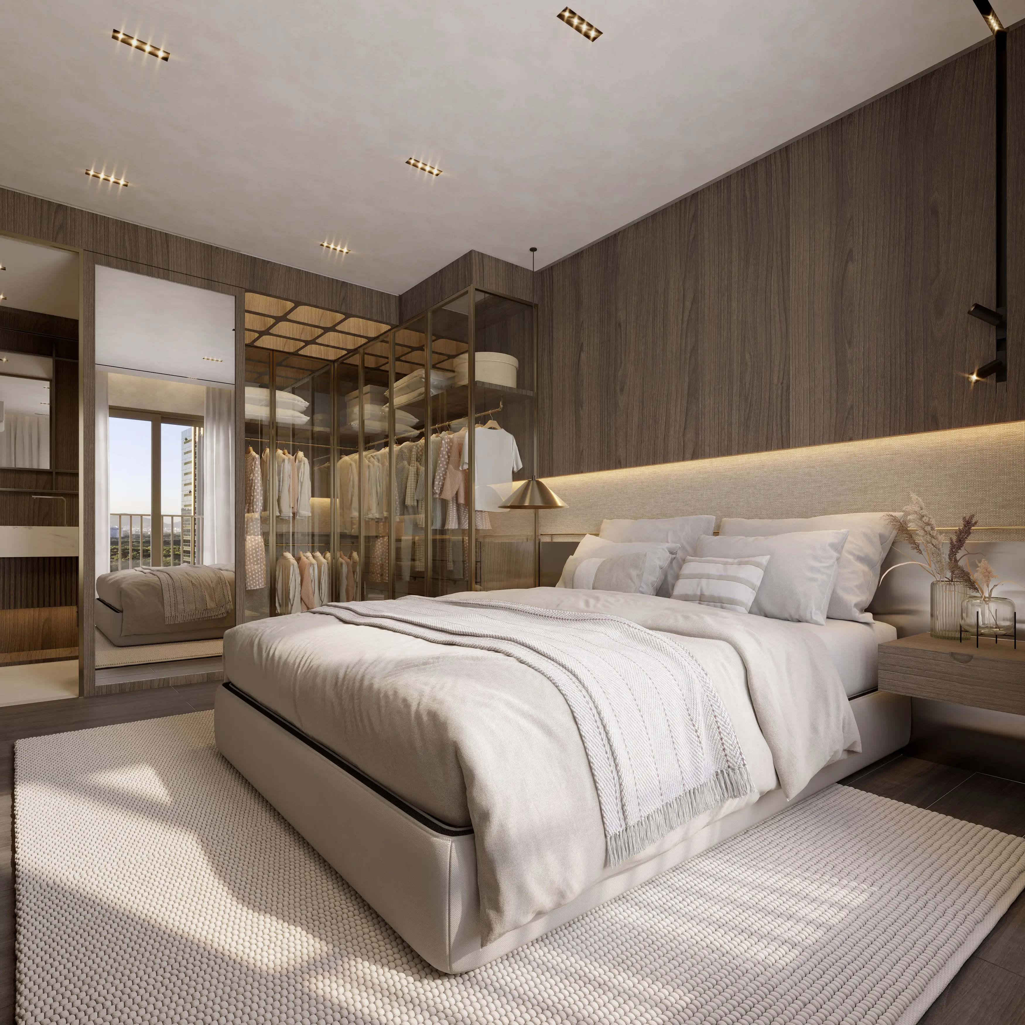 Endless Península by Edsa -- Ilustração Artística - Apartamento 1503 do ed. Lagoa - Suíte