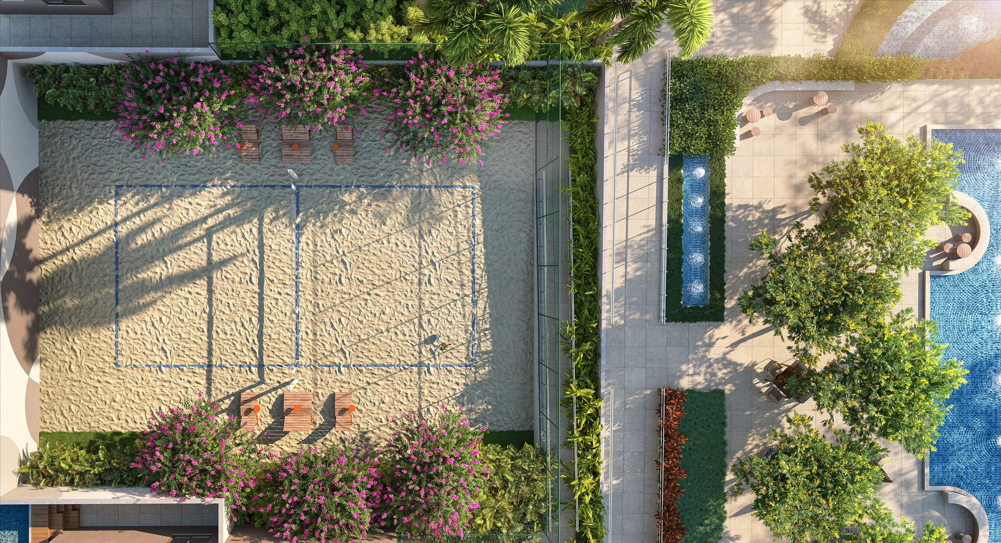 Endless Península by Edsa -- Ilustração Artística - Beach Tennis