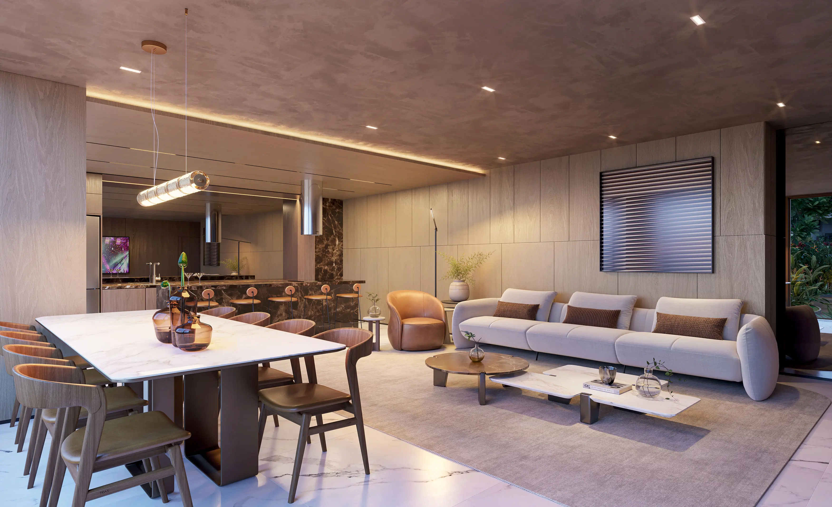 Endless Península by Edsa -- Ilustração Artística - Espaço gourmet