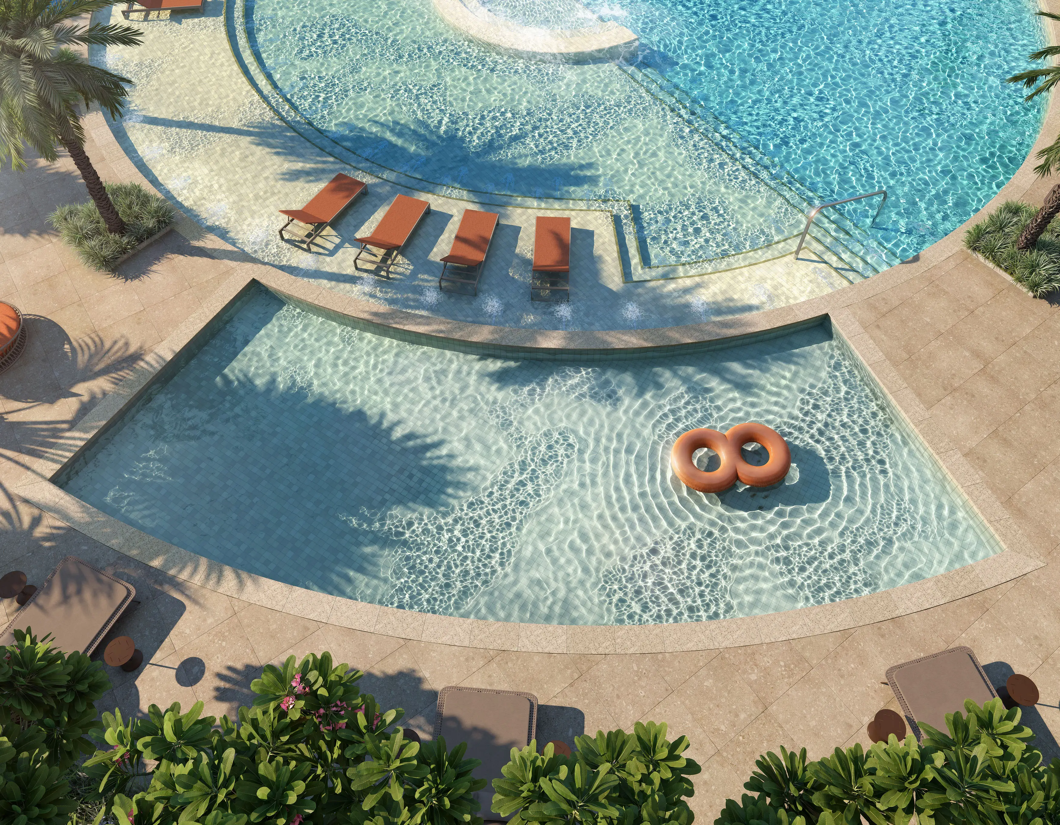 Endless Península by Edsa -- Ilustração Artística - Piscina infant