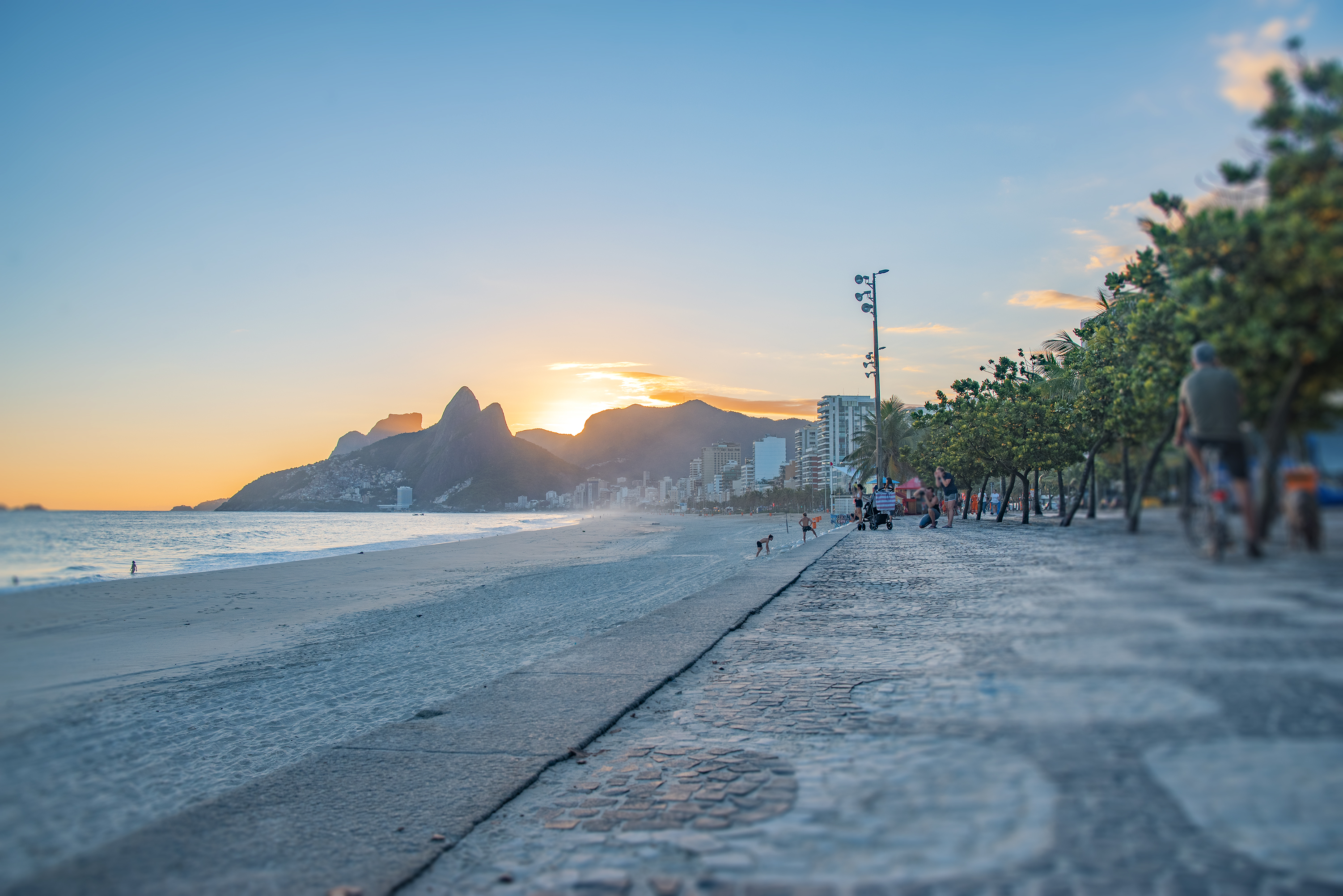 Vista Praia de Ipanema.