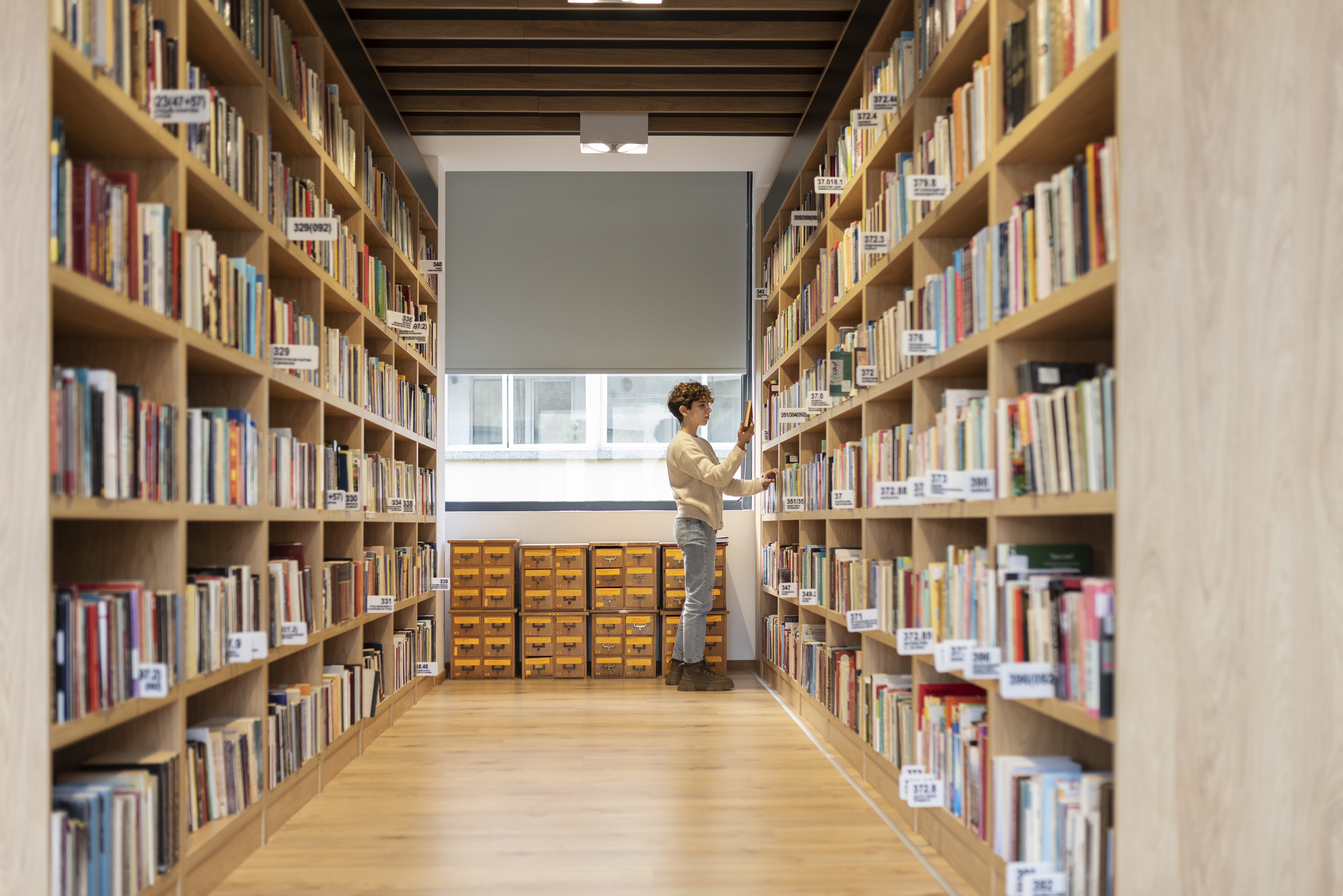Sala de estudos e biblioteca, design de interiores da sala.