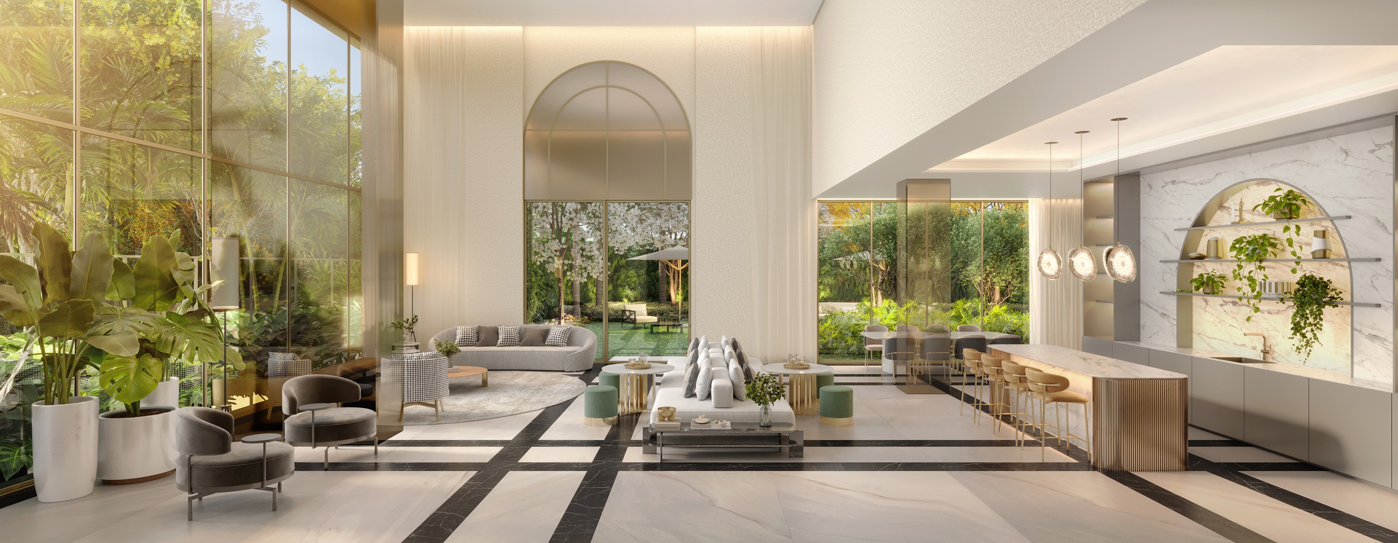 The Garden Klabin -- Perspectiva Ilustrada | Salão de Festas