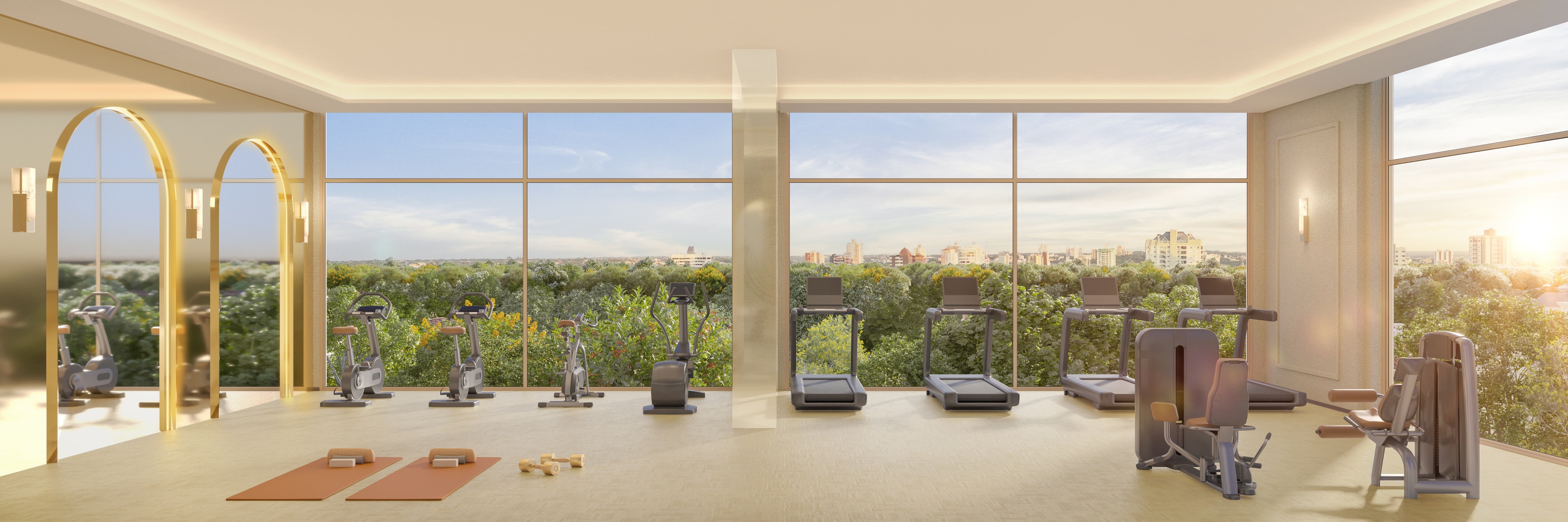 The Garden Klabin -- Perspectiva Ilustrada | Fitness