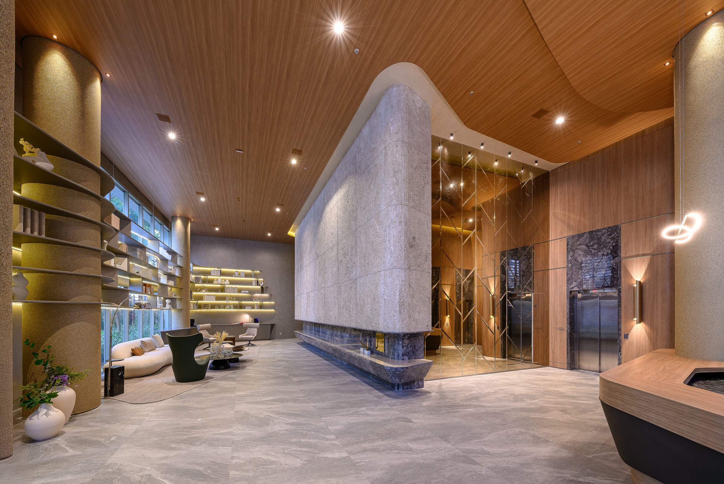 Aero Design by Pininfarina -- Foto do Empreendimento Pronto | Lobby - Francisco Leitão