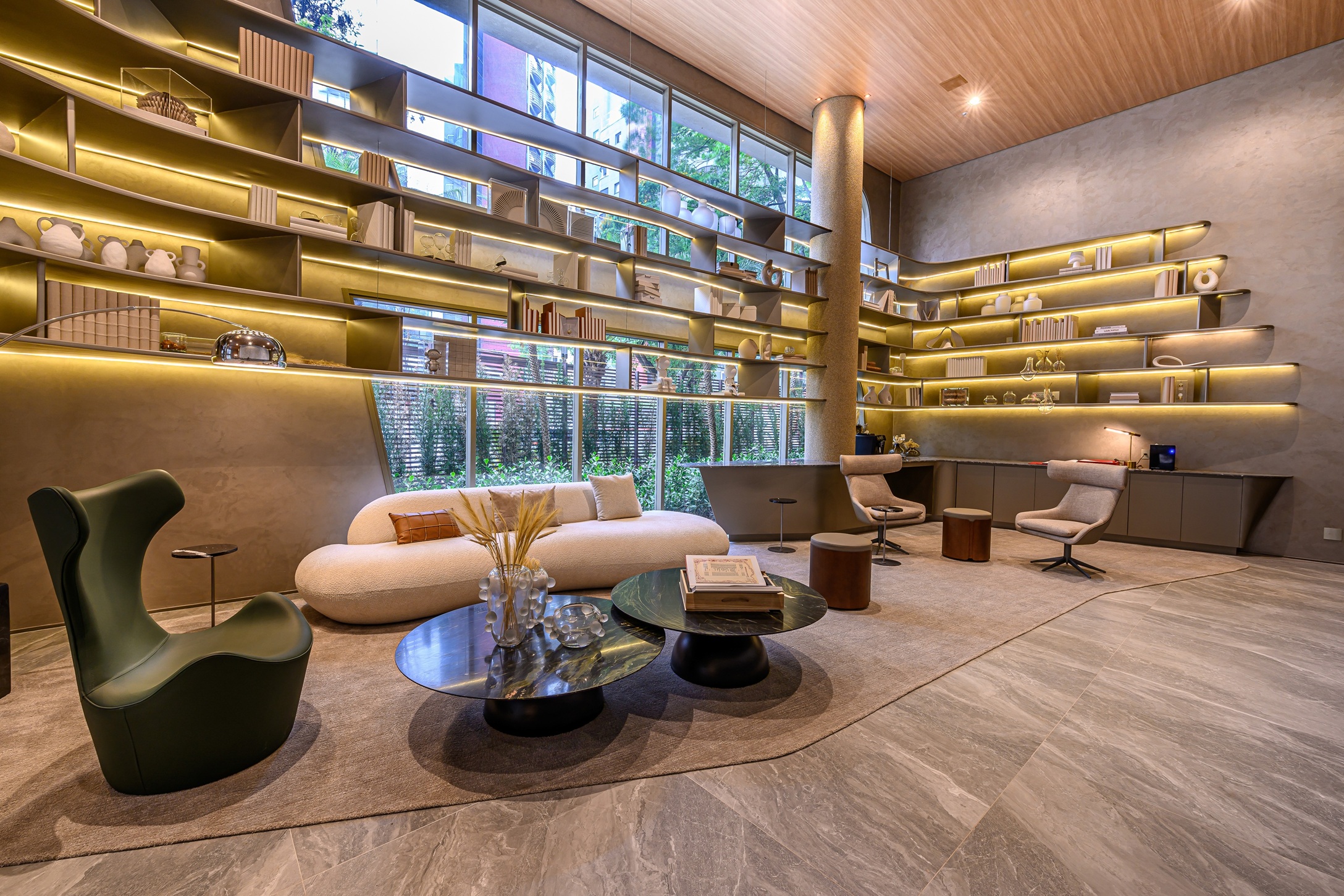 Aero Design by Pininfarina -- Foto do Empreendimento Pronto | Lobby - Francisco Leitão